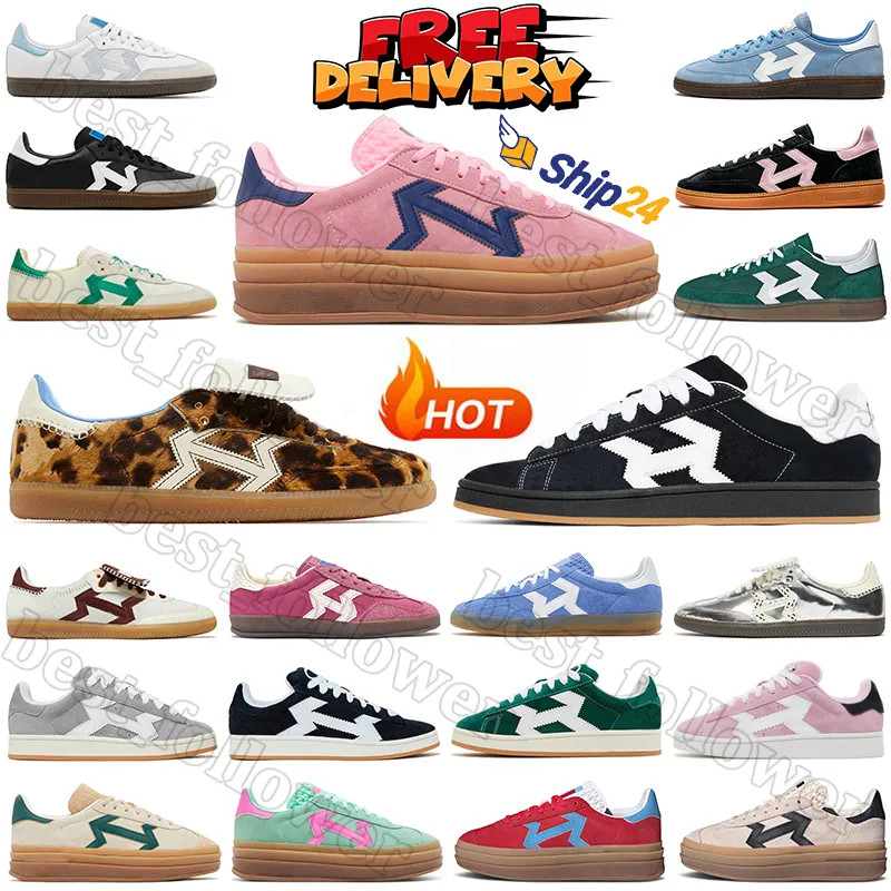 Free shipping casual shoes for men women designer platform sneakers Black White Gum Pink Velvet R... | DHGate