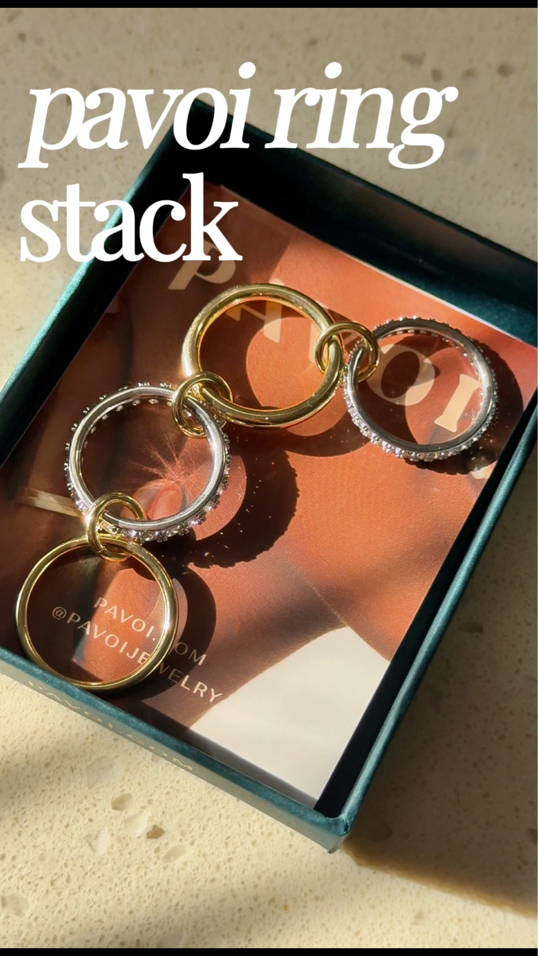 It's not just jewelry.. it's the Pavoi 14k gold plated interlocking stack ring 🤩💎
I love the two toned yellow gold and white gold, but they're also available in all yellow gold or all white gold.. which one is your favorite?!

#pavoi #pavoijewelry #ringstack #spinelli #stackrings #jewelry #blackfriday #cybermonday #giftideas #giftsforher

#LTKCyberWeek #LTKHoliday #LTKGiftGuide