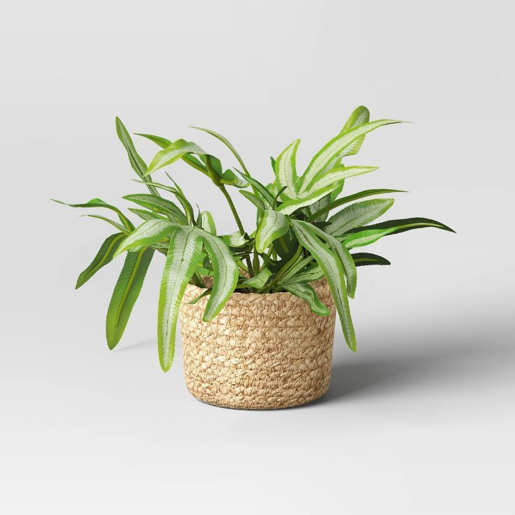Small Artificial Fern Leaf in Basket - Threshold™ | Target