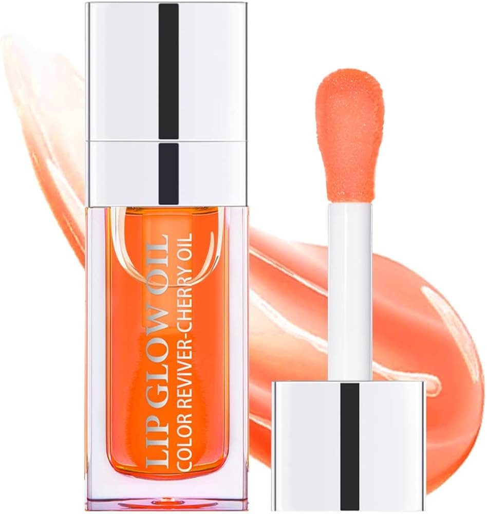 Lip Oil, Hydrating Lip Glow Oil, Lip Plumper Gloss, Moisturizing Lip Oil, No-Sticky Transparent P... | Amazon (US)