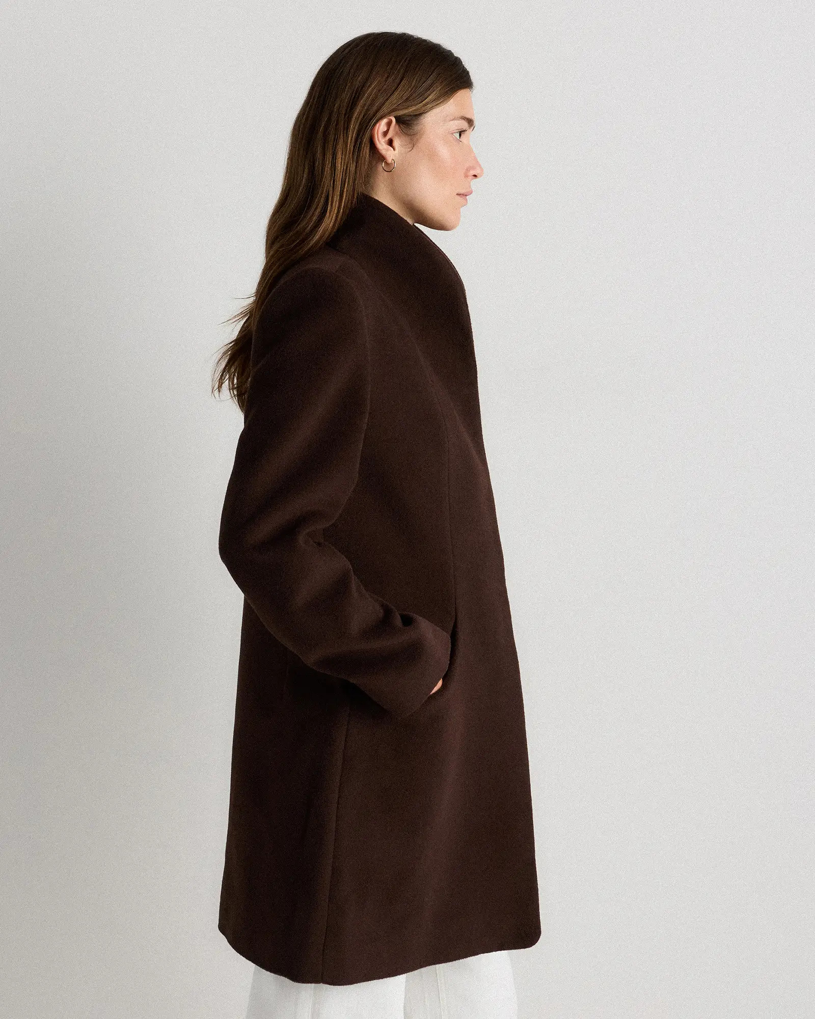 Wool Cashmere Cocoon Coat | Quince