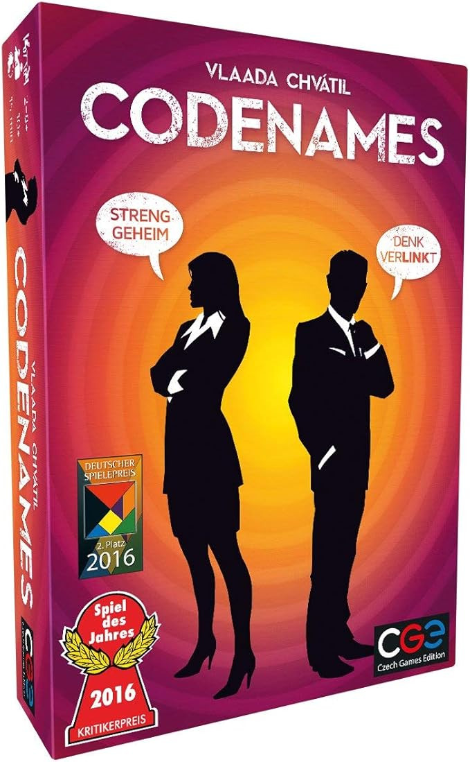 Heidelberger Spieleverlag, CGE CZ066 - Codenames - Kommunikationsspiel, für 2-8 Spieler, ab 10 J... | Amazon (DE)