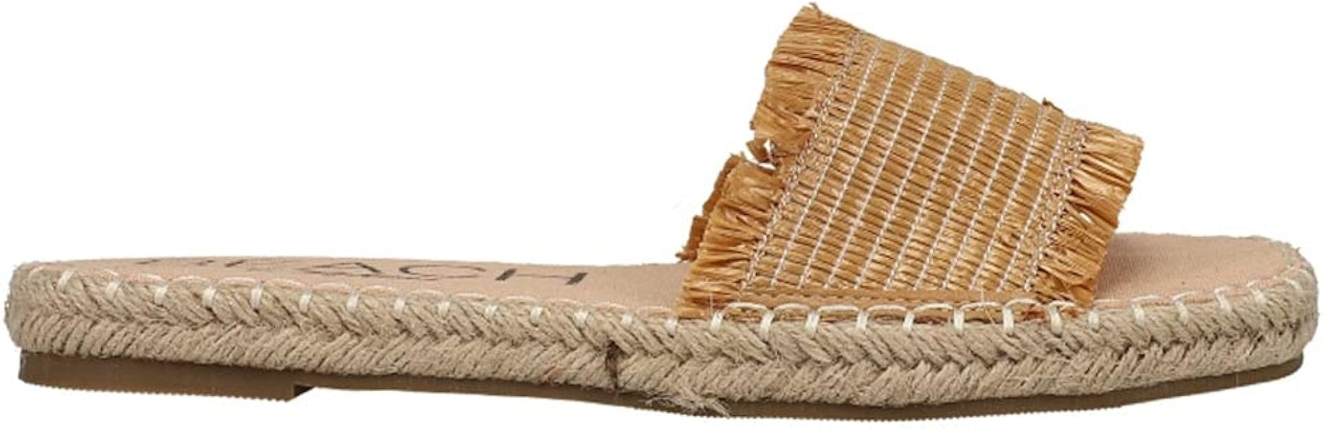 Matisse Footwear Koko Vegan Slide Sandal, Raffia Fringe, Synthetic Leather Lining, Cushy Padded I... | Amazon (US)