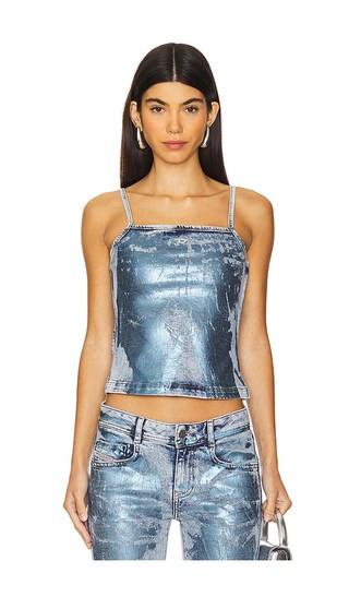De-ila-s Top in Blue Denim | Revolve Clothing (Global)