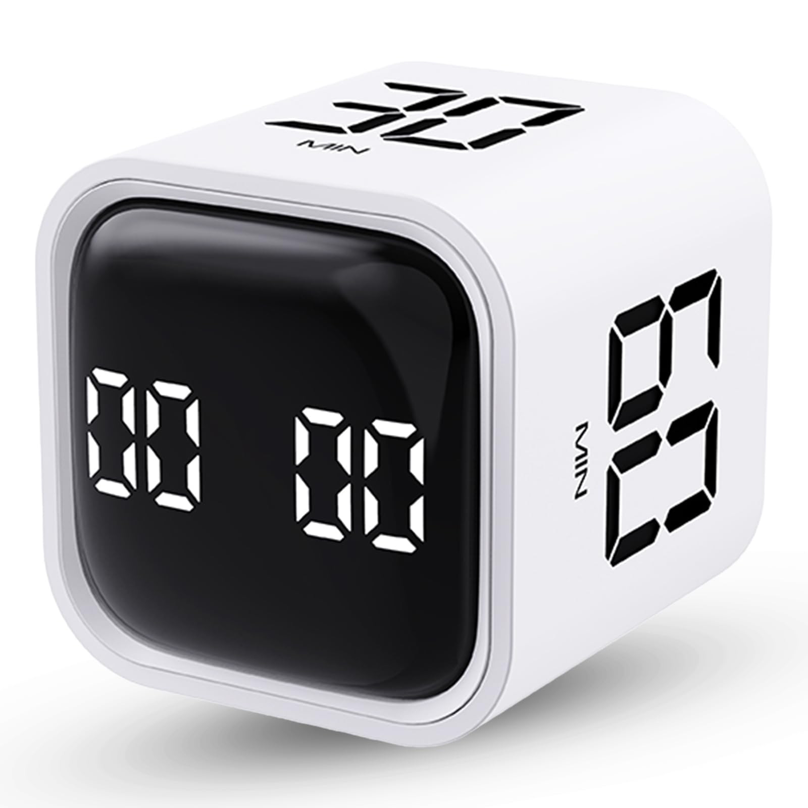 2024 Productivity Timer Flip Gravity Sensor Cube Timer Countdown & Countup,Mute & Vibrate & Sound... | Amazon (US)