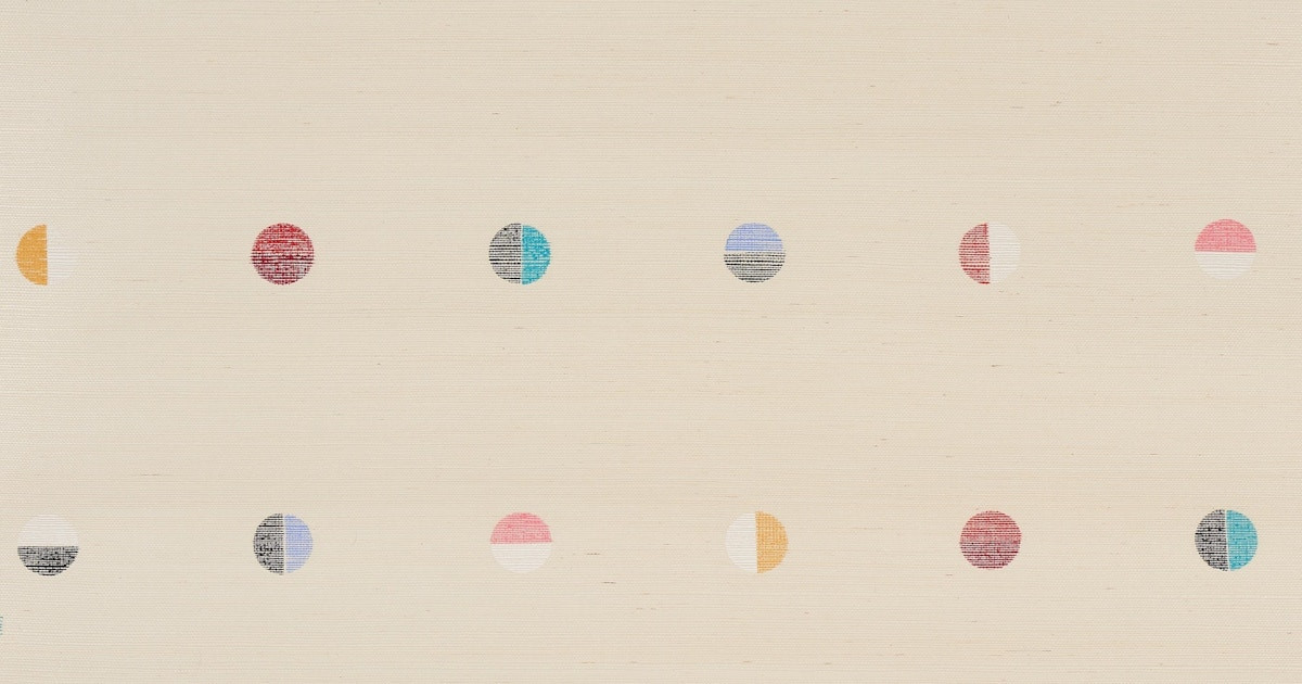 Multi On Ivory Wallcoverings | JOSHUA TREE HAND PRINTED SISAL | Backdrop