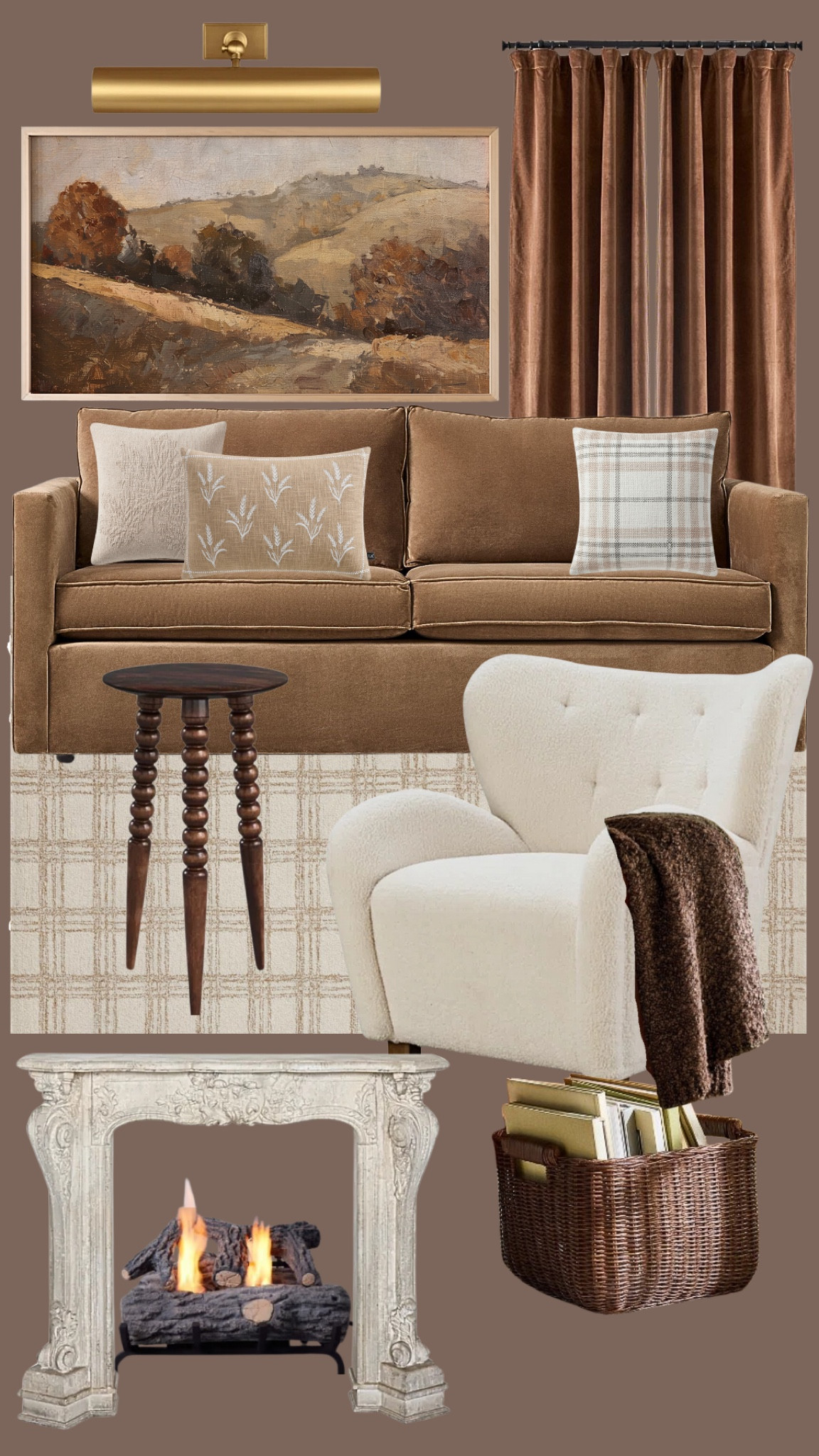 Cozy Living room inspo🤎

#LTKHome #LTKSeasonal #LTKStyleTip