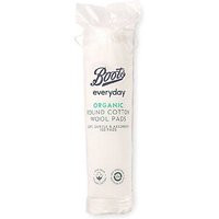 Boots Everyday Organic Cosmetic Round Cotton Wool Pads 100 pads | Boots.com