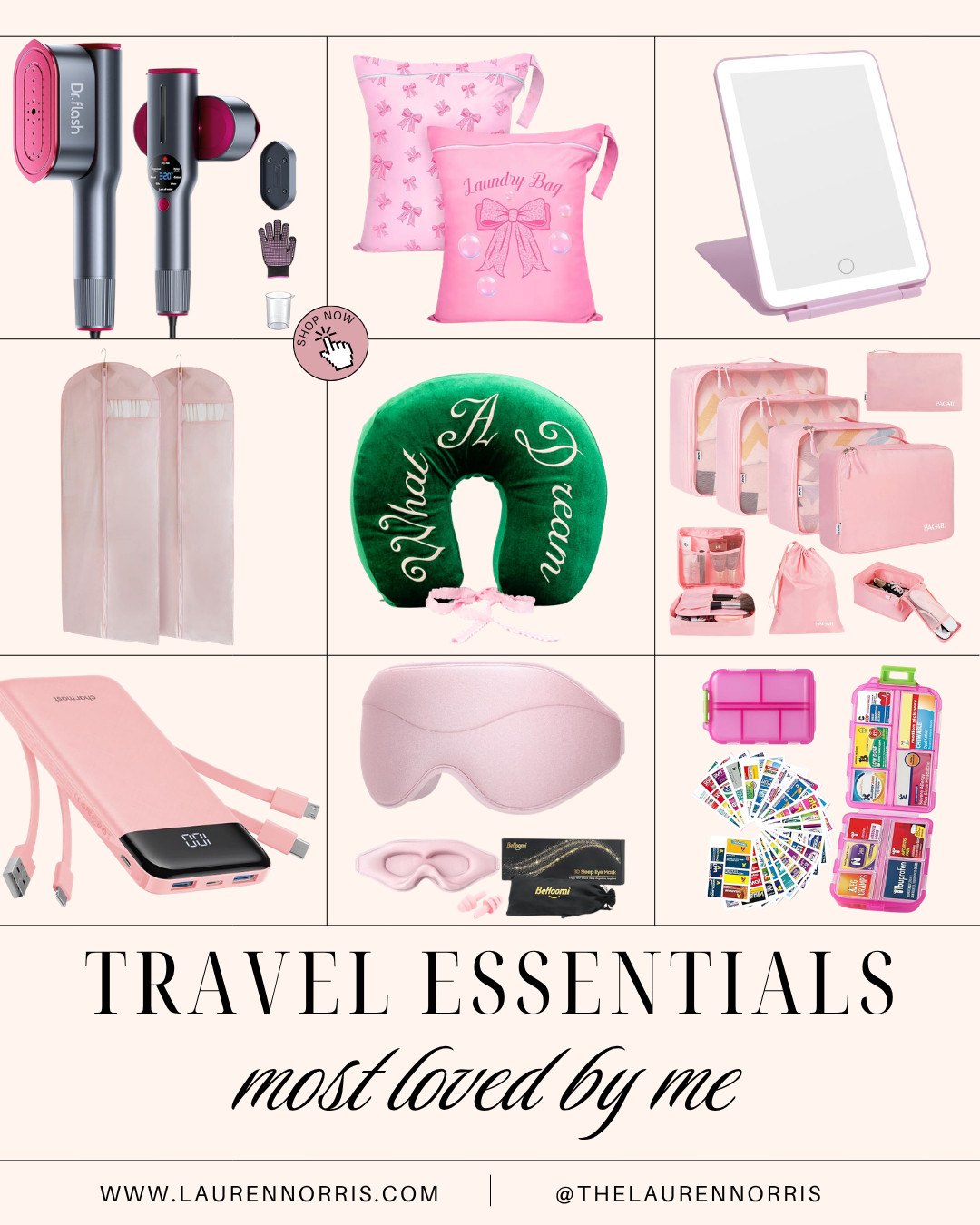 Travel essentials I love! From eye masks, to mirrors, here is what I am packing.  

 #LTKHome #LTKTravel