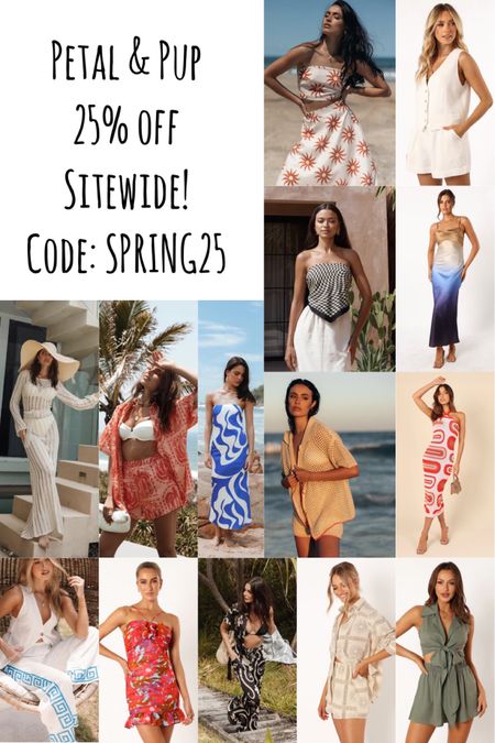 Petal & Pup Spring Sale
25% off sitewide
Code: SPRING25
-
Spring and Resort outfits 

 

#LTKtravel #LTKstyletip #LTKsalealert