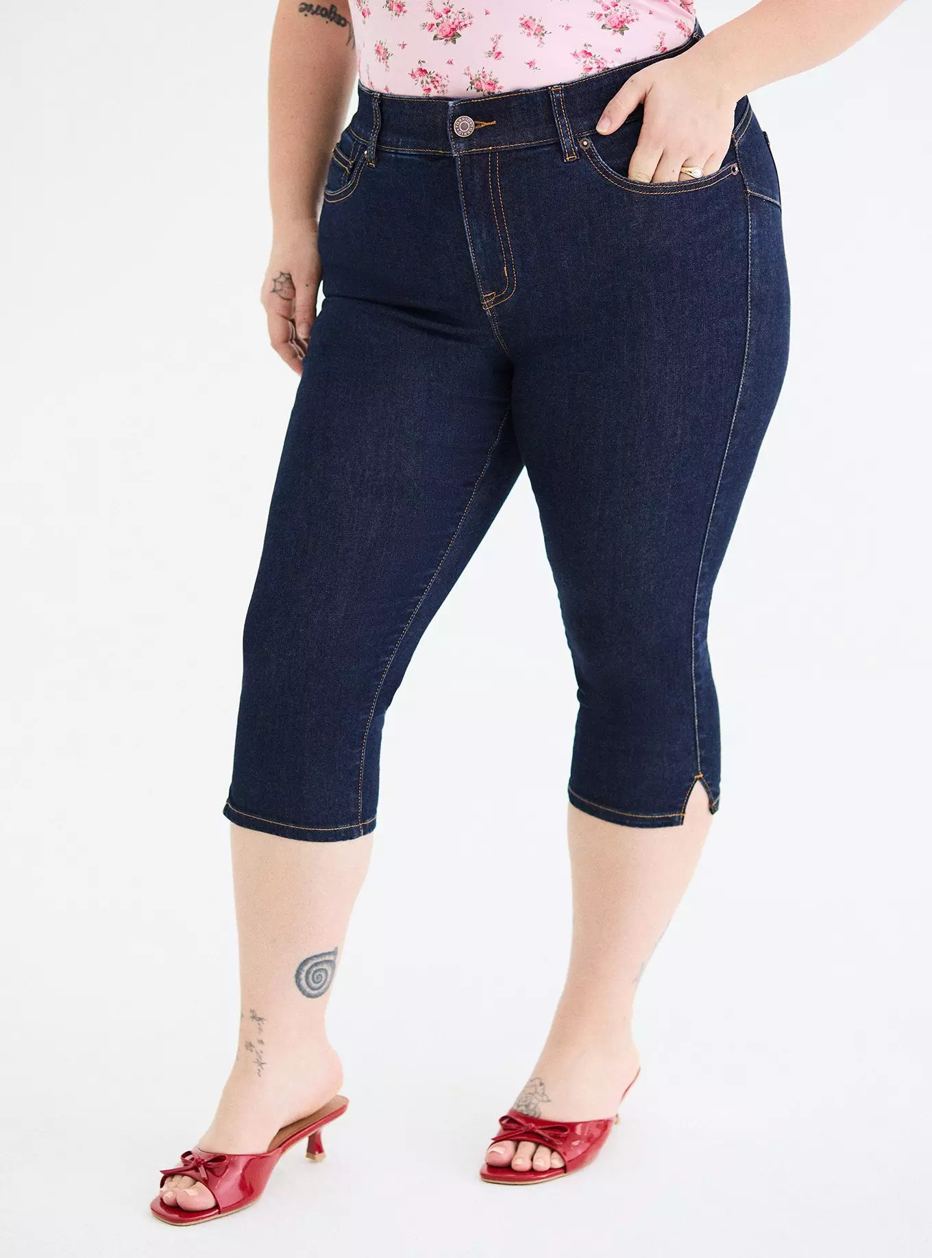 Retro Chic Bombshell Clam Digger | Torrid (US & Canada)