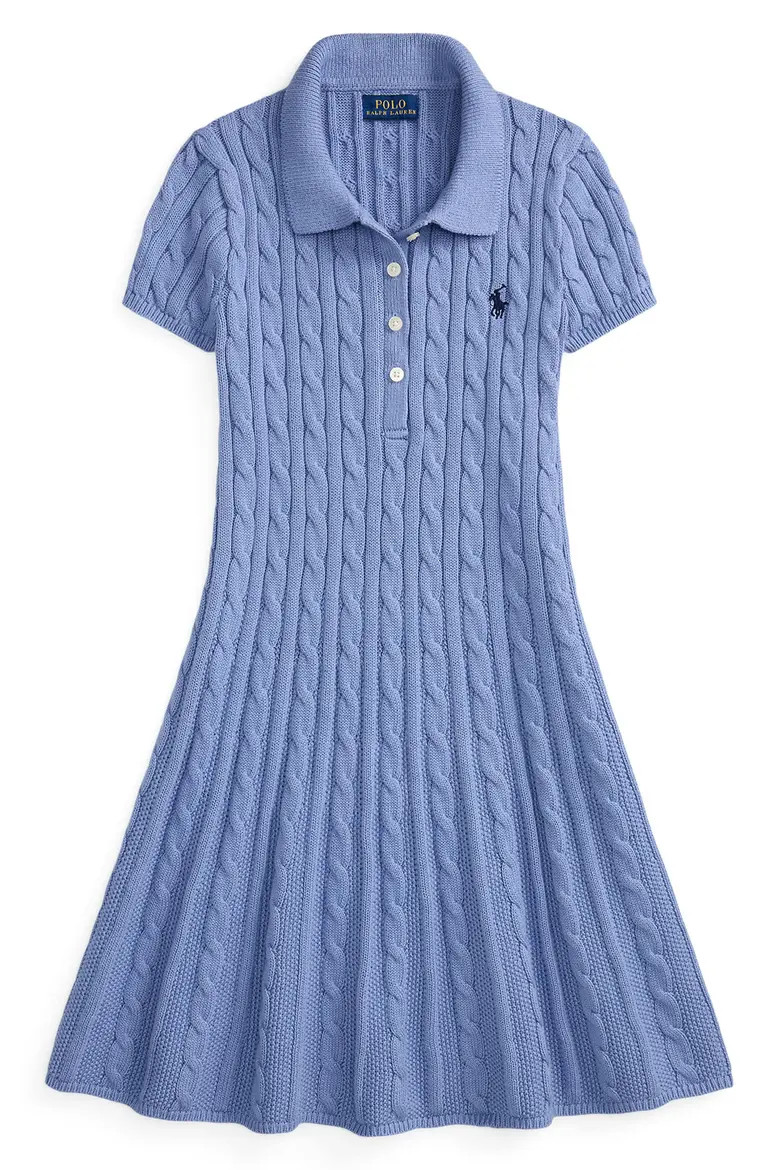 Kids' Cable Stitch Sweater Dress (Women) | Nordstrom | Nordstrom