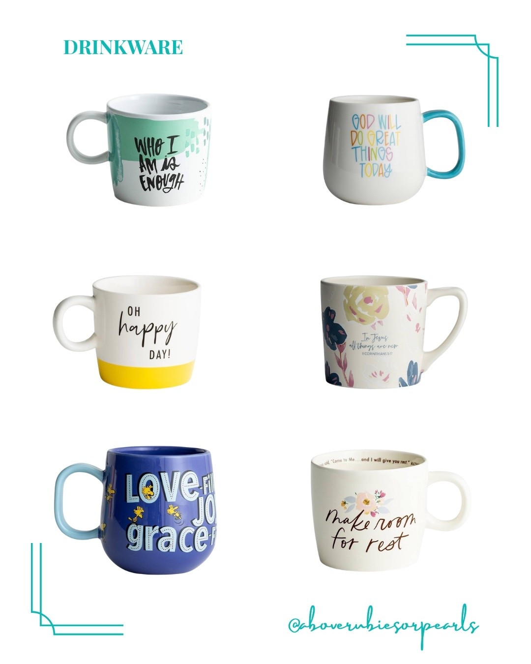 Because every devotional girl morning starts with a cute mug in hand ☕💕
Whether it’s filled with coffee, tea, or something warm and cozy — these mugs make quiet time feel a little more sacred (and a lot more fun).

From Scripture-inspired sips to soft pastels and cozy vibes, I’ve linked my favorites in the “Devotional Girl Mornings” Kit! 🕊️✨

#MugsAndMinistry #DevotionalGirlMornings #QuietTimeVibes #FaithInStyle #CozyWithChrist #LTKFaith #LTKHomeStyle

#LTKSeasonal #LTKHome #LTKautumn