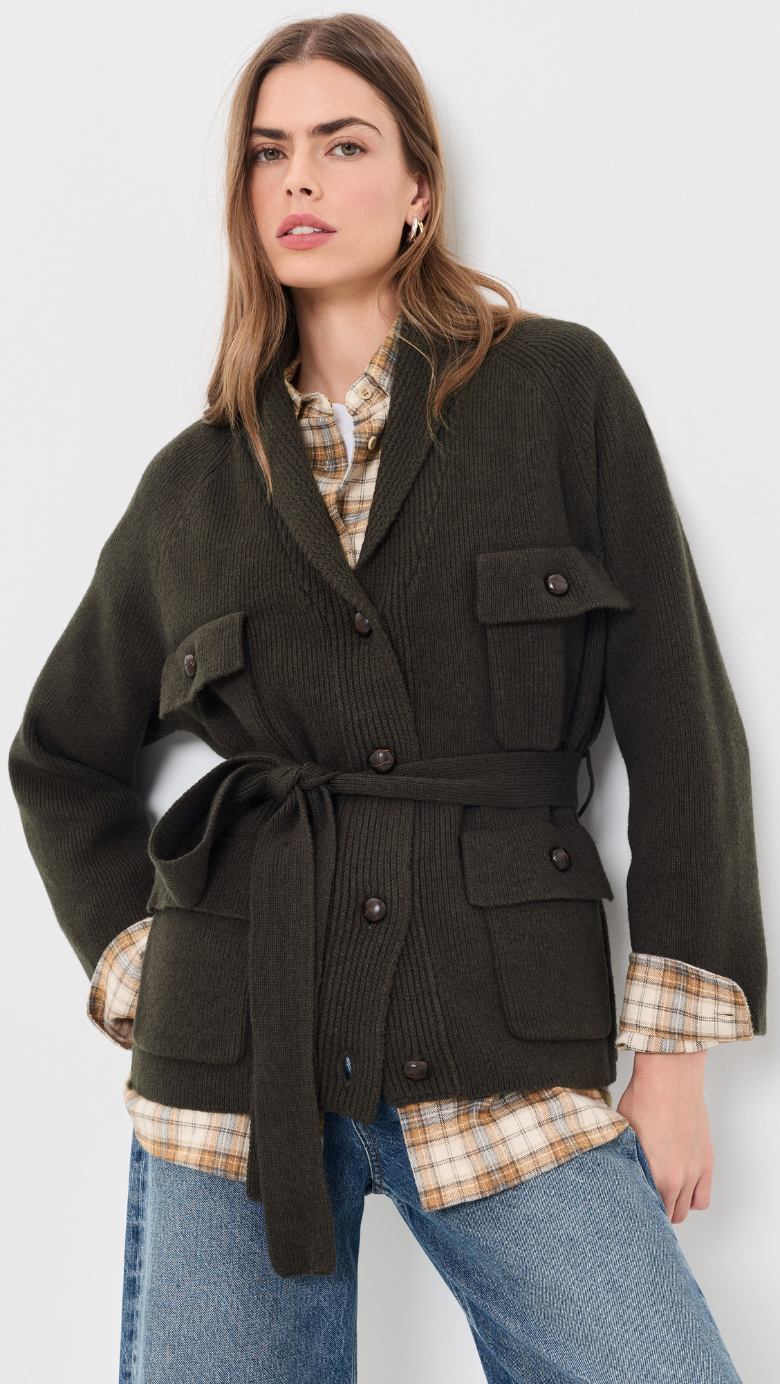 THE GREAT. The Commander Riding Cardigan Army 0 | Shopbop