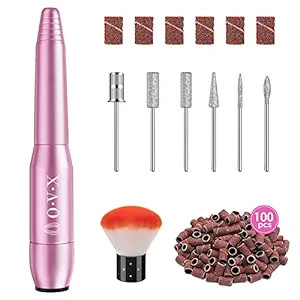 Portable Electric Nail Drill File Machine with Acrylic Nail Kit Set Professional 20000rpm Manicur... | Amazon (US)