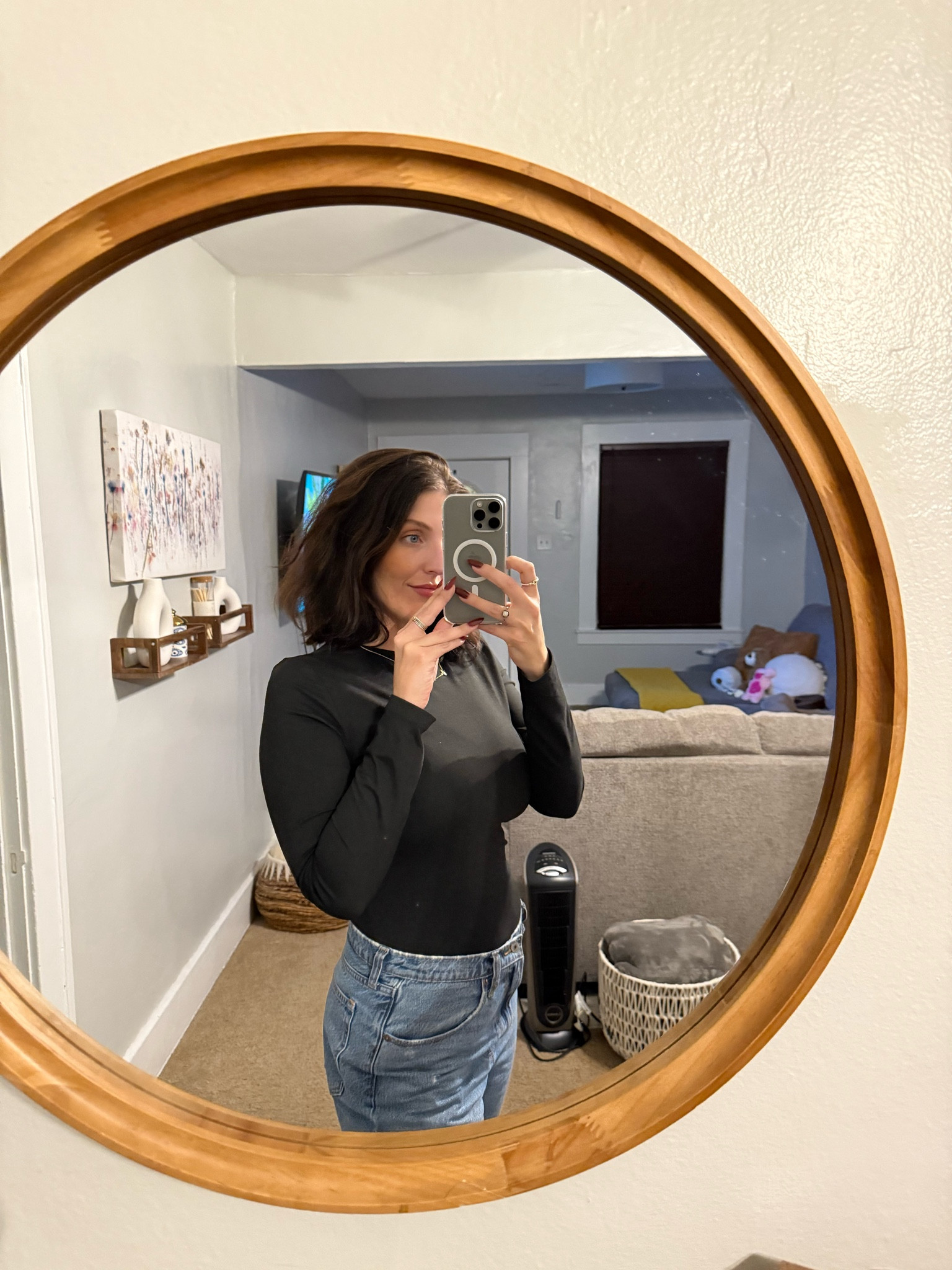 skims dupe shirt is making this outfit just 🔥

#LTKFindsUnder50