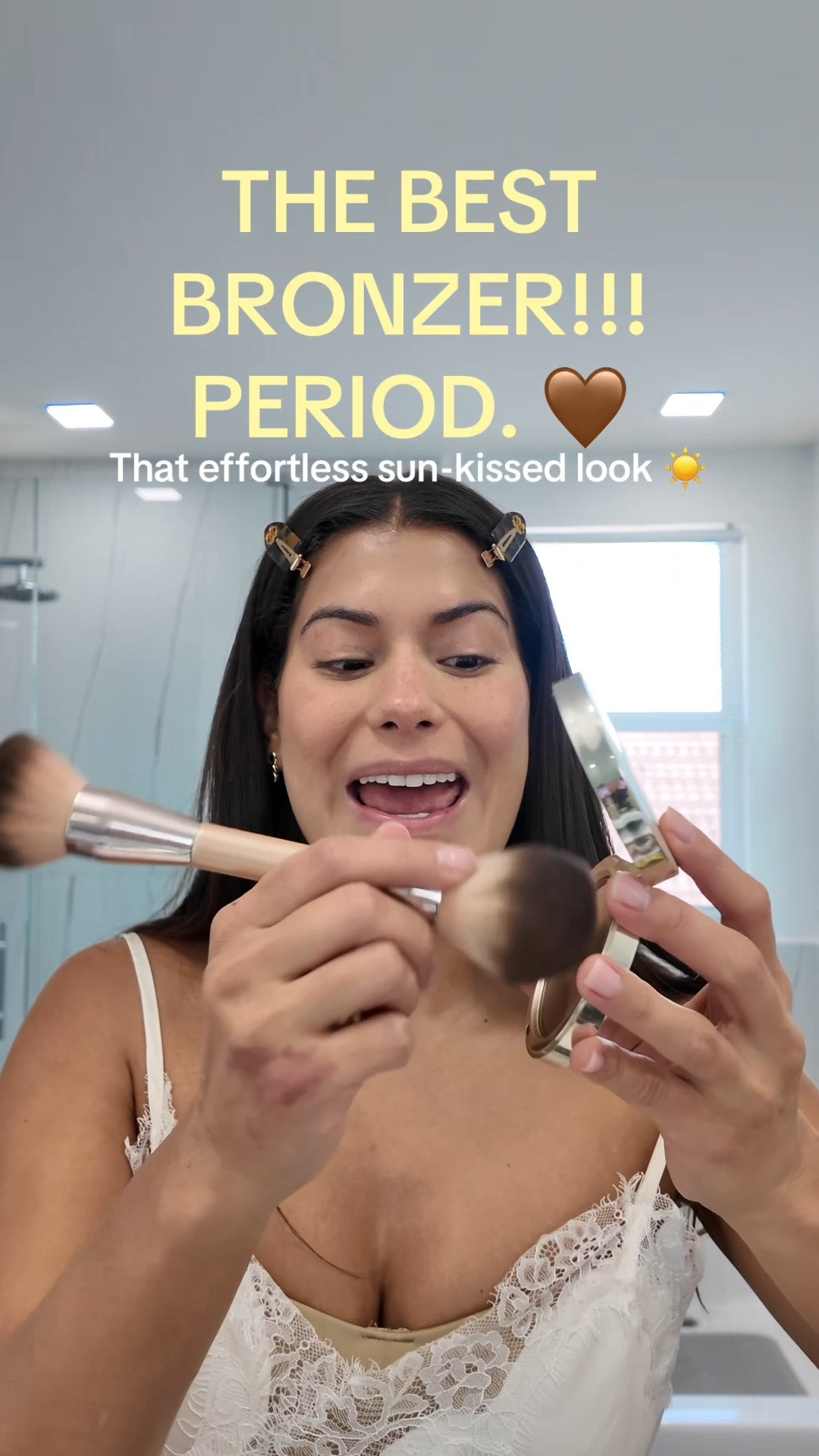 The BEST bronzer for an effortless sun-kissed makeup look 🤎☀️ This Clarins bronzer has become one of my favorite luxury makeup products for creating natural-looking warmth and glow. Perfect for everyday makeup, soft glam, summer makeup, vacation makeup and an easy no-makeup makeup look.

Clarins bronzer | best bronzer for women | luxury bronzer | natural bronzer | sun kissed makeup | glowy makeup | everyday makeup | makeup over 30 | soft glam makeup | summer makeup | vacation makeup | natural makeup look | beauty favorites | luxury makeup

#LTKgrwm #LTKBeauty #LTKselfcare