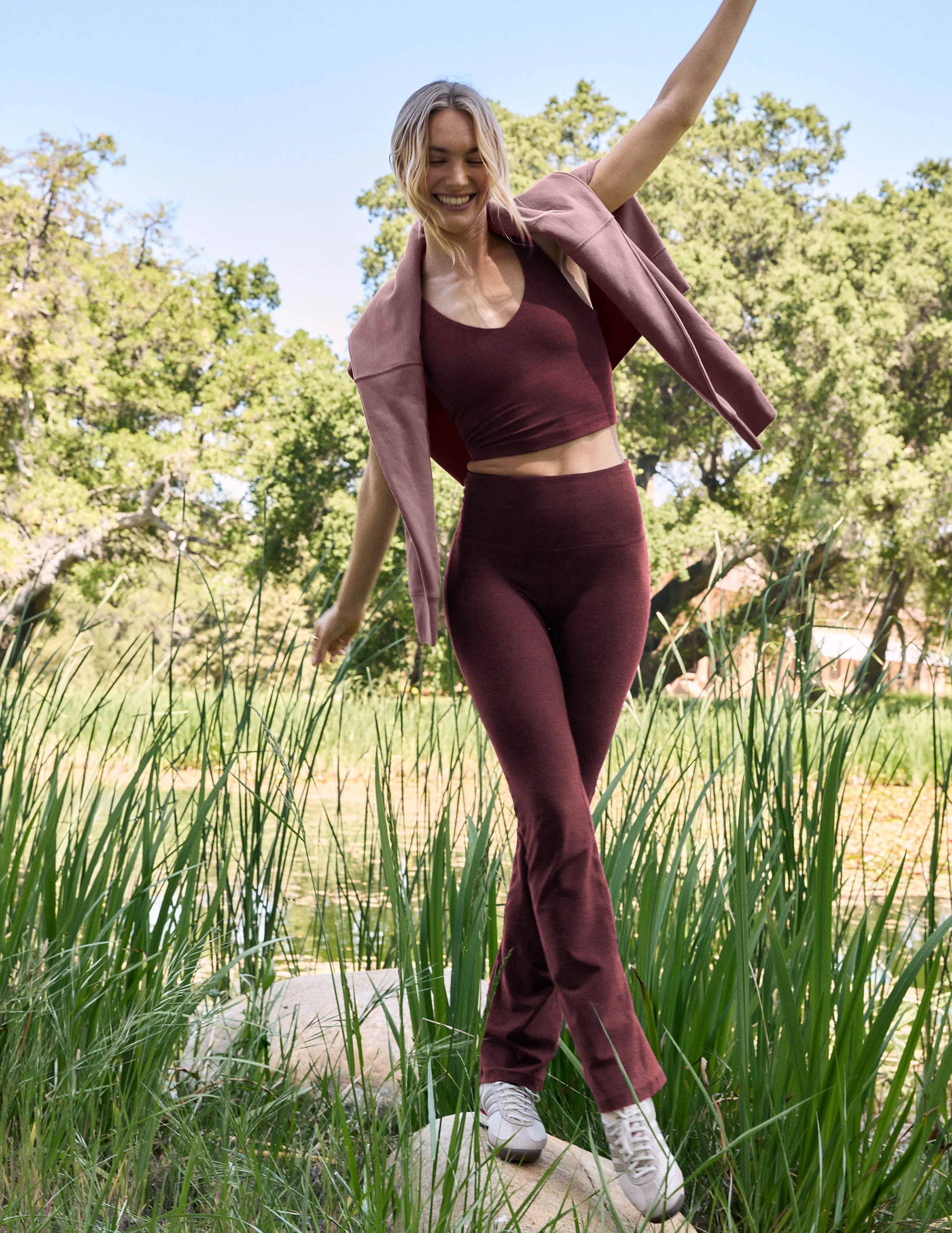 Spacedye Good Day Cropped Tank | Beyond Yoga | Beyond Yoga