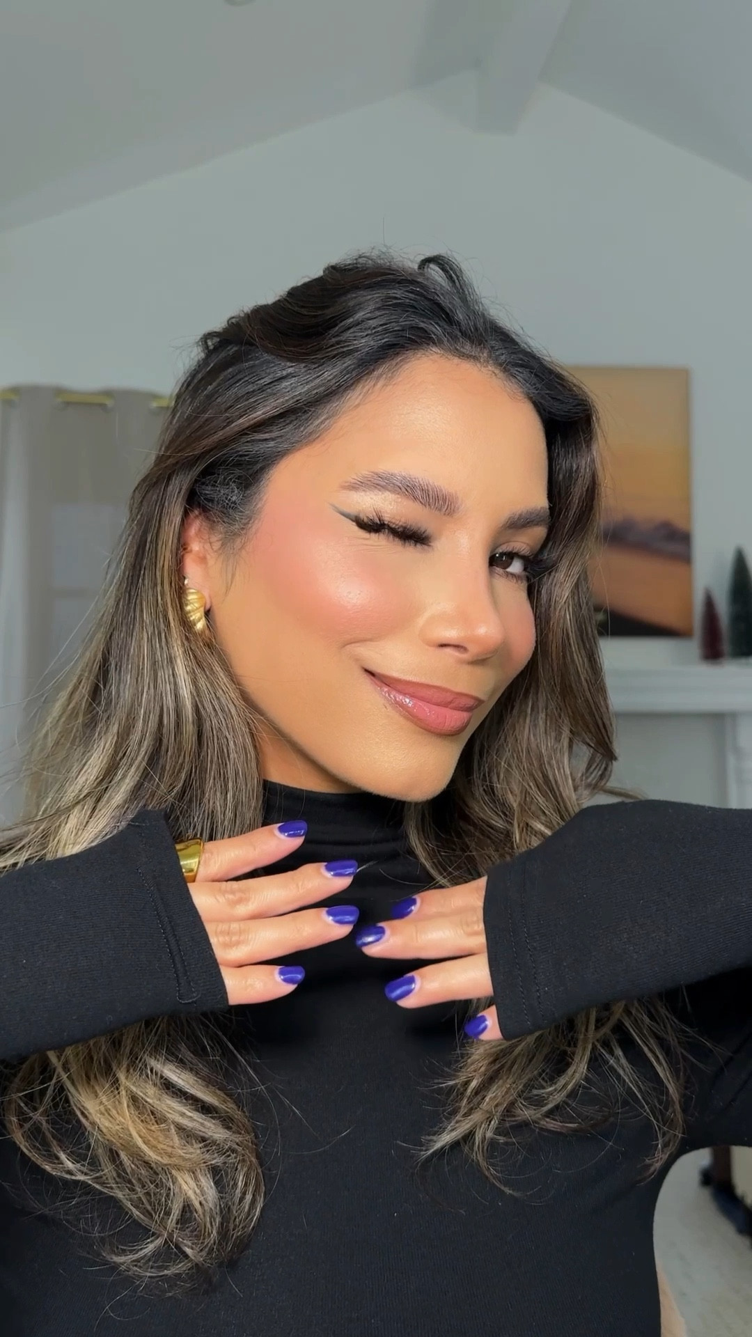 Simple GLAM 🖤
Dior Foundation shade 3W0
Hourglass Concealer shade Sienna/Khaki
Dior Contour stick shade Tan 
Armani blush 62
Valentino lip balm 400A
Ysl concealer 2.5
ABH liner shade cinnamon
Hourglass lipstick shade Magnolia 
Ysl gloss shade 44 
Ysl eyeshadow palette 100 

#LTKHoliday #LTKgrwm #LTKBeauty