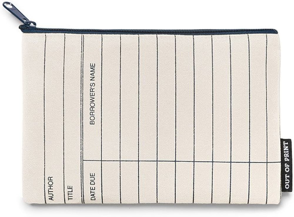 Out of Print Library Card Pouch Natural | Amazon (CA)