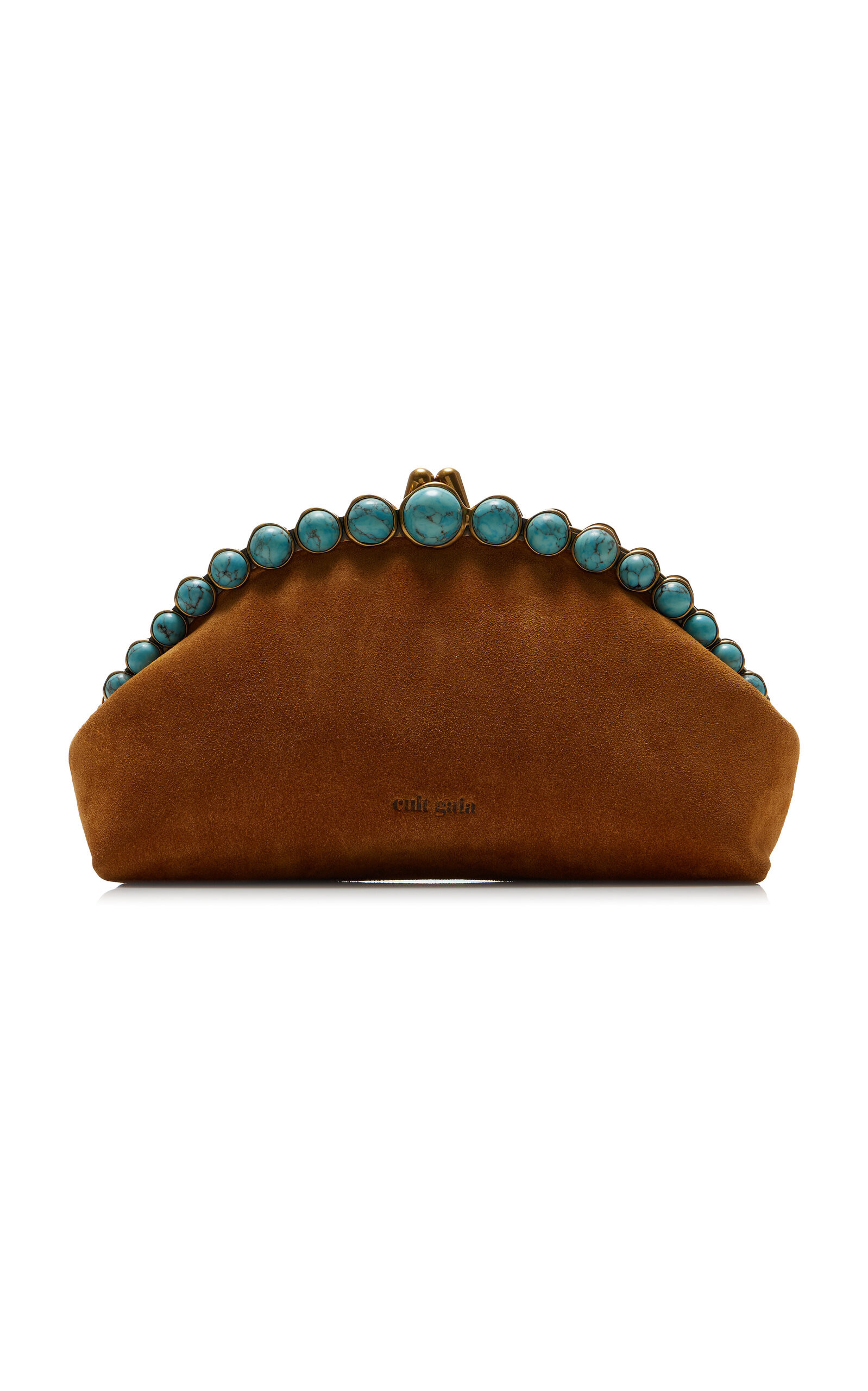 Cult Gaia Una Suede Clutch - Moda Operandi | Moda Operandi (Global)