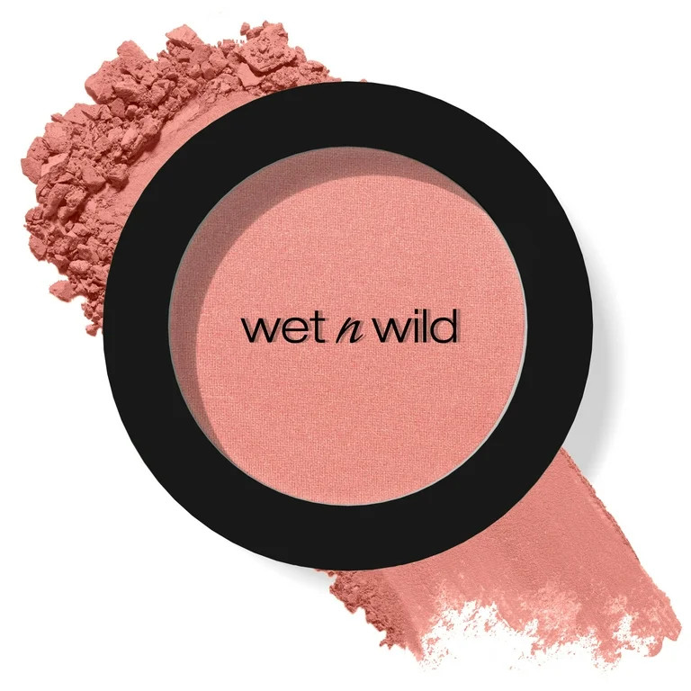 Wet n Wild Color Icon Blush Makeup, Pinch Me Pink, 0.21 oz, Infused with Jojoba Oil, Cruelty-Free | Walmart (US)