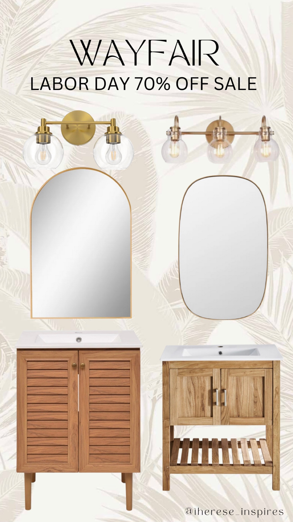 Bathroom favorites from the Wayfair sale! 😍 #ad

#LTKHome #LTKSaleAlert #LTKFallSale