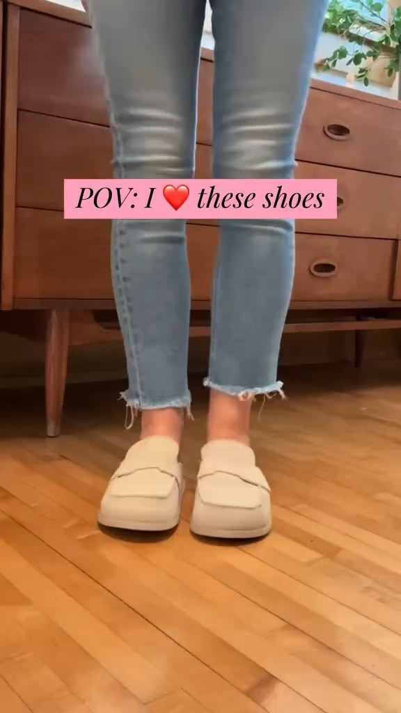 These suede clogs are so unbelievably comfy! (ad)