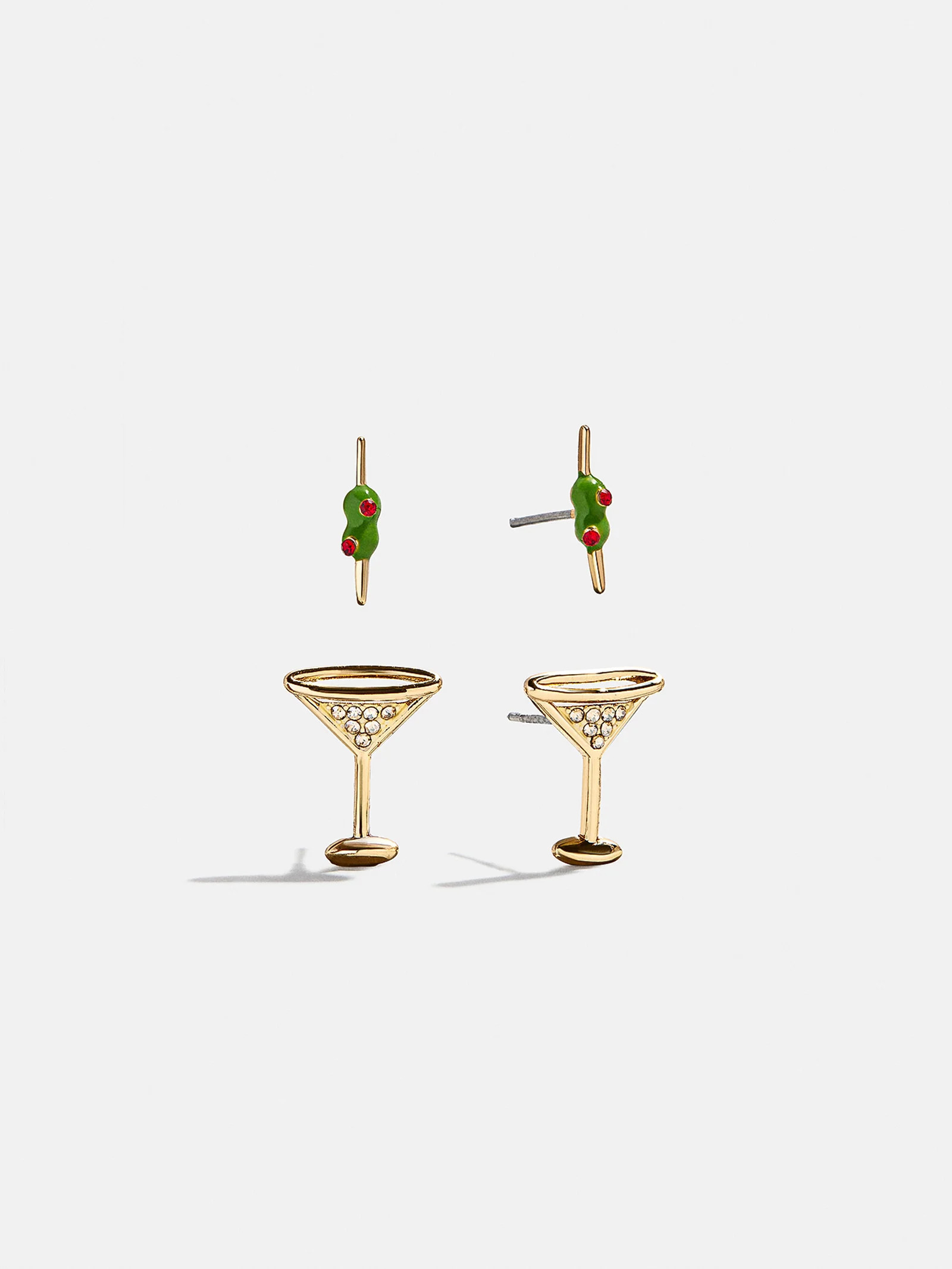 Pimento Memento Martini Earring Set - Martini | BaubleBar