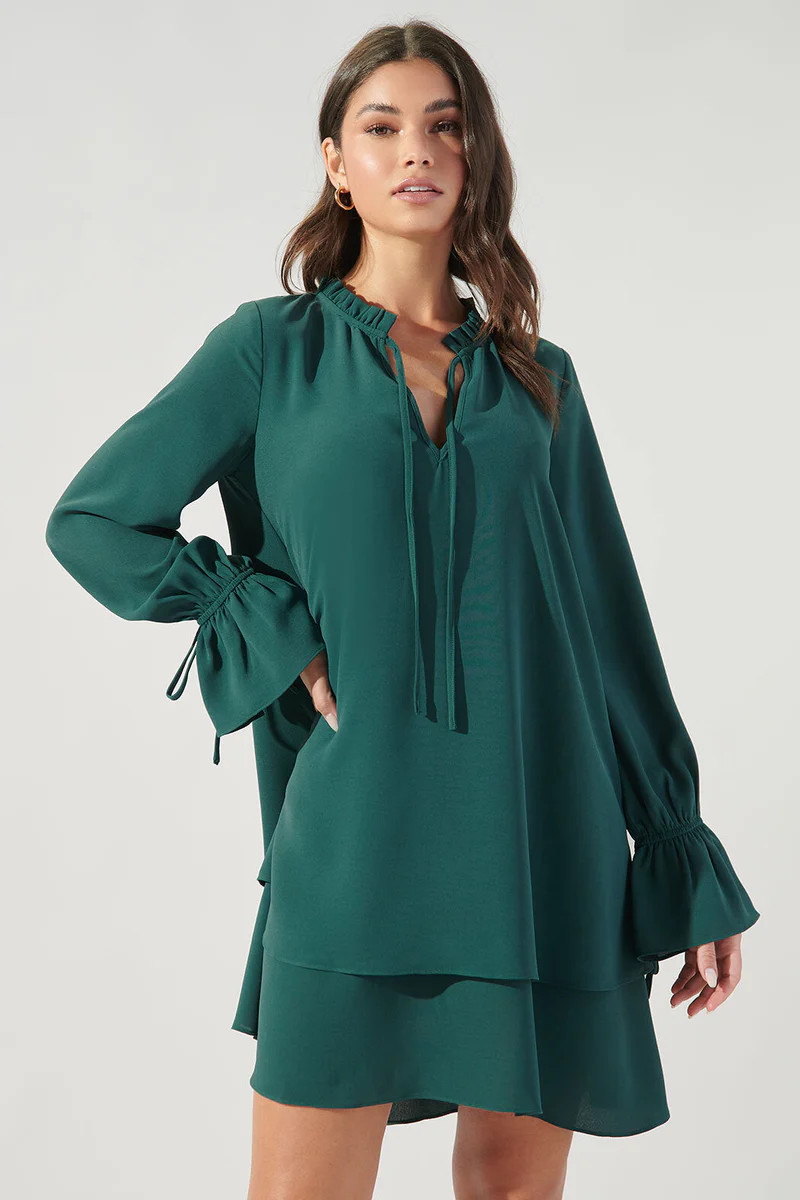 Karyssa Double Layer Trapeze Dress | Sugarlips