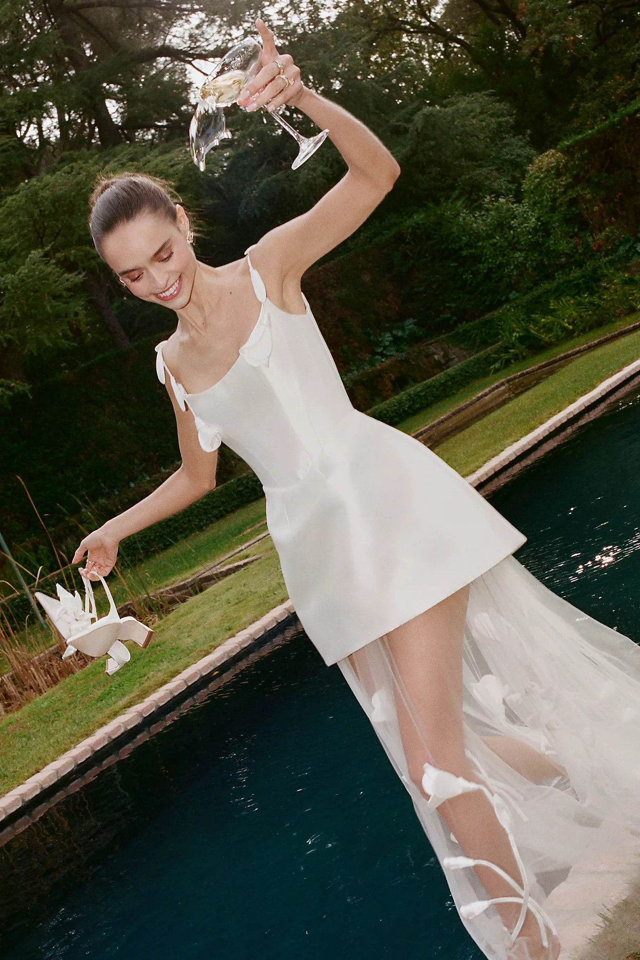 Watters Miranda A-Line Tulle Maxi Dress | Anthropologie (US)