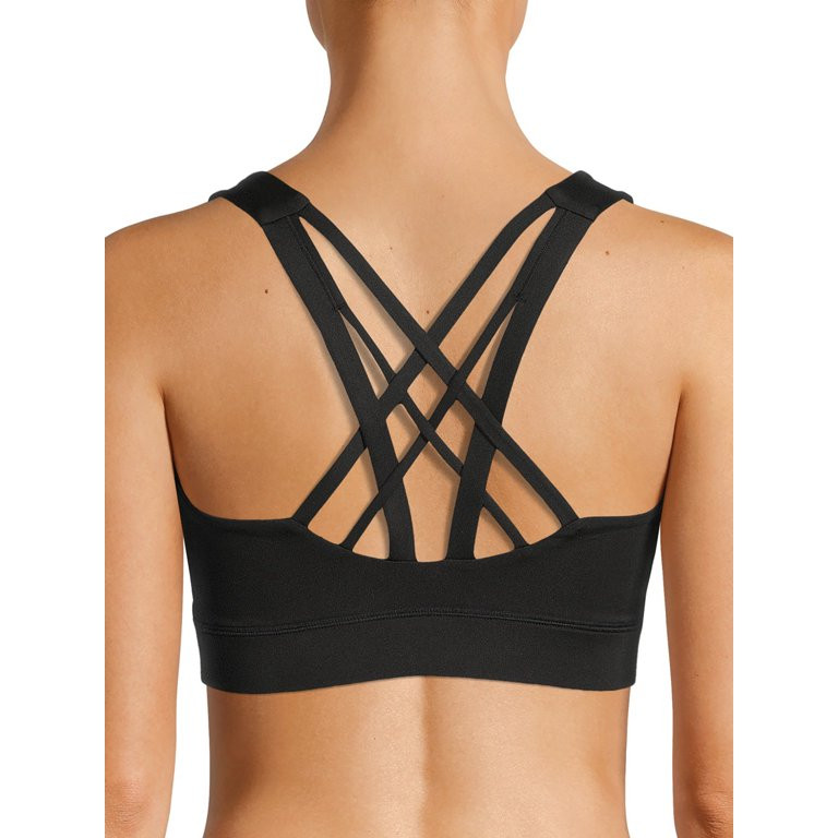 Avia Women's Medium Impact Strappy Back Sports Bra | Walmart (US)