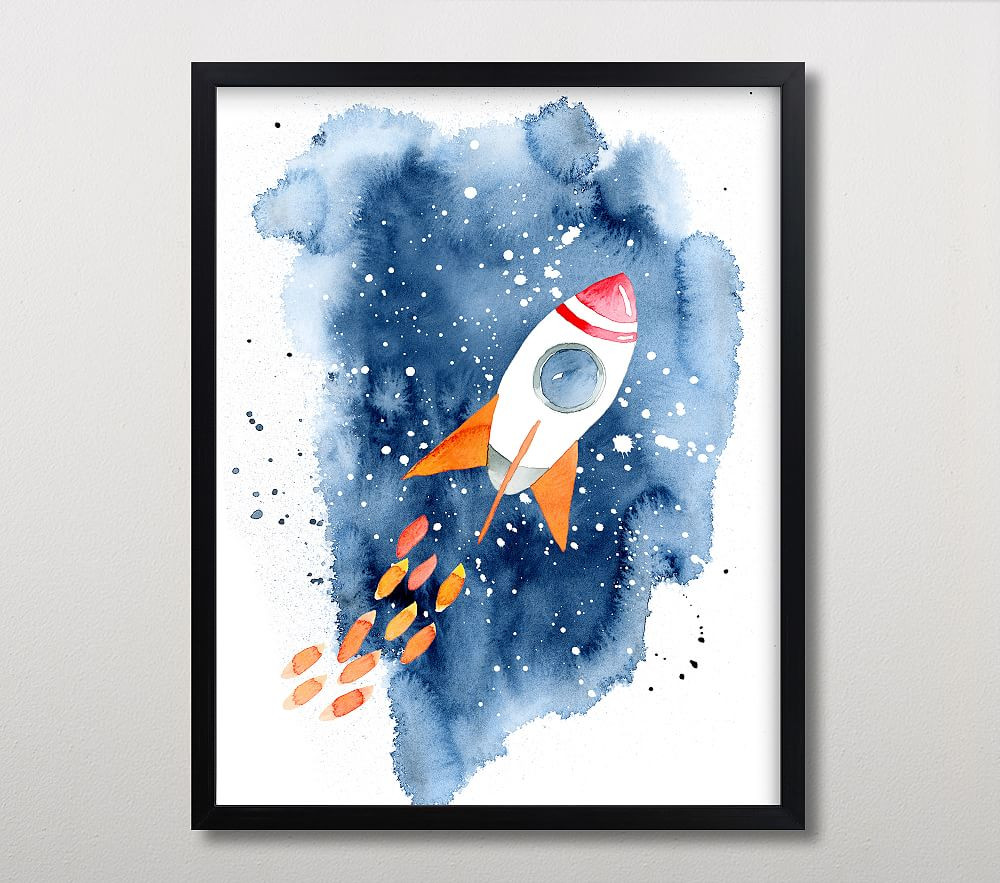 Minted® Space Adventure Wall Art by Katrina Pete | Pottery Barn Kids