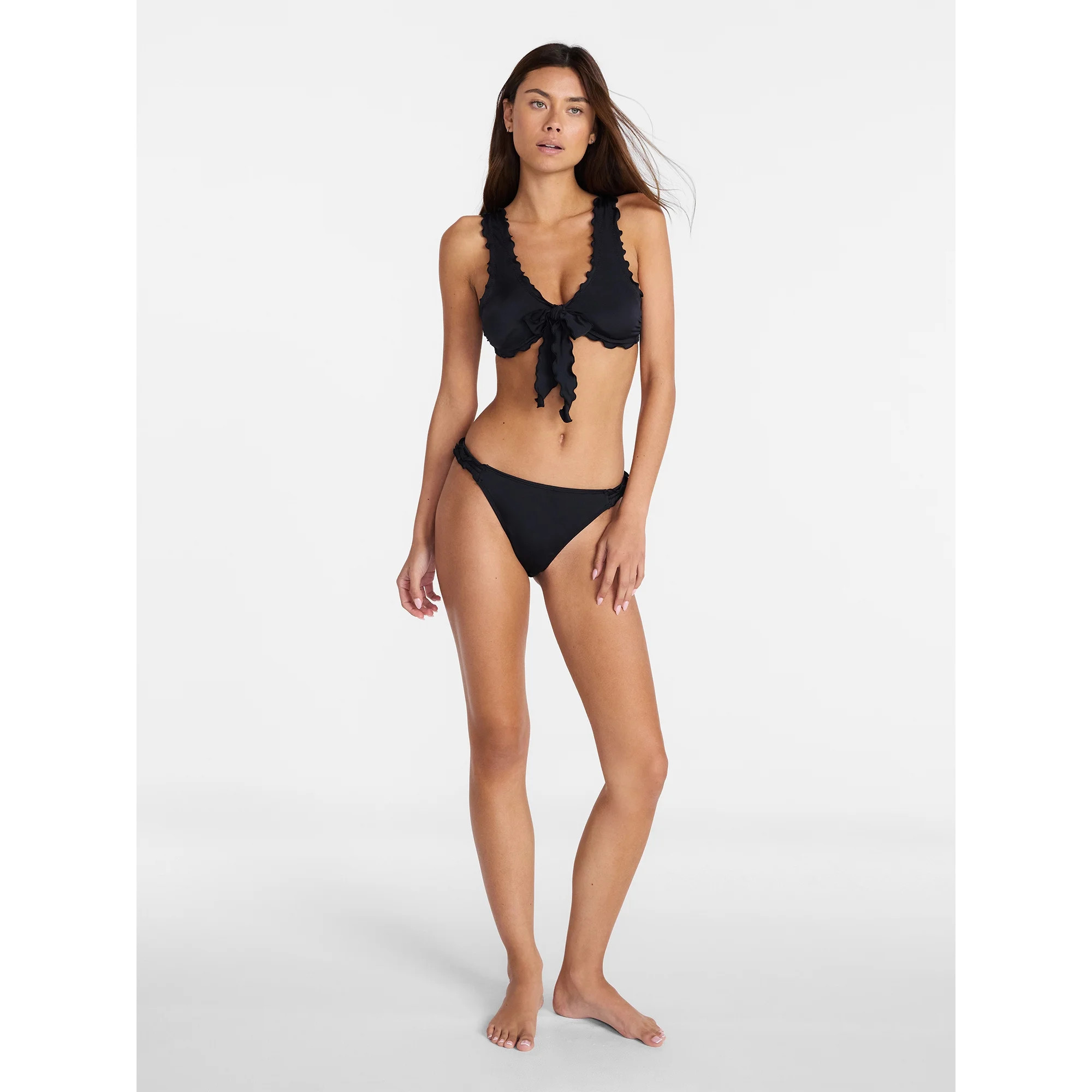 No Boundaries Mid Rise Bikini Bottoms, Women's XXS-XXL | Walmart (US)