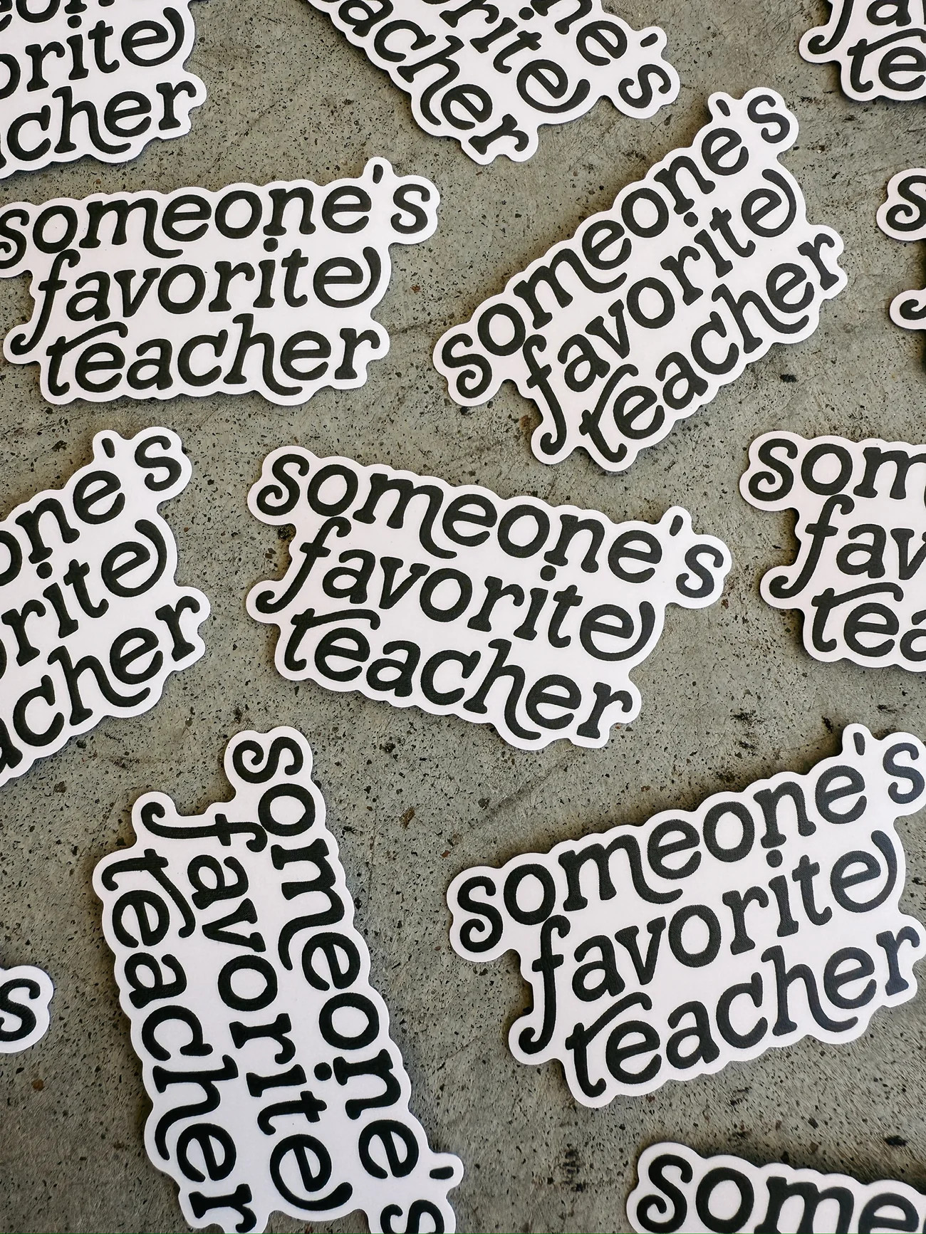 someone's fave teacher sticker | Etta+East