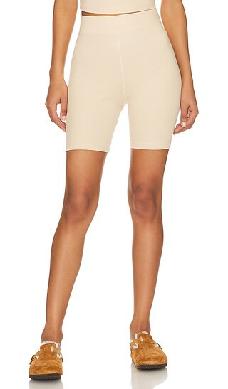 Pima Bike Short in Oat | Revolve Clothing (Global)