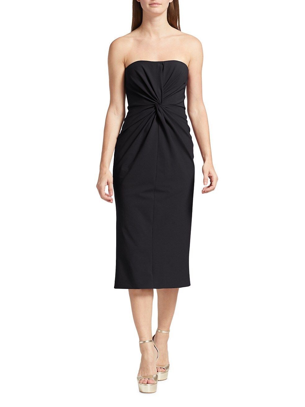 Cinq à Sept McKenna Strapless Midi Dress | Saks Fifth Avenue