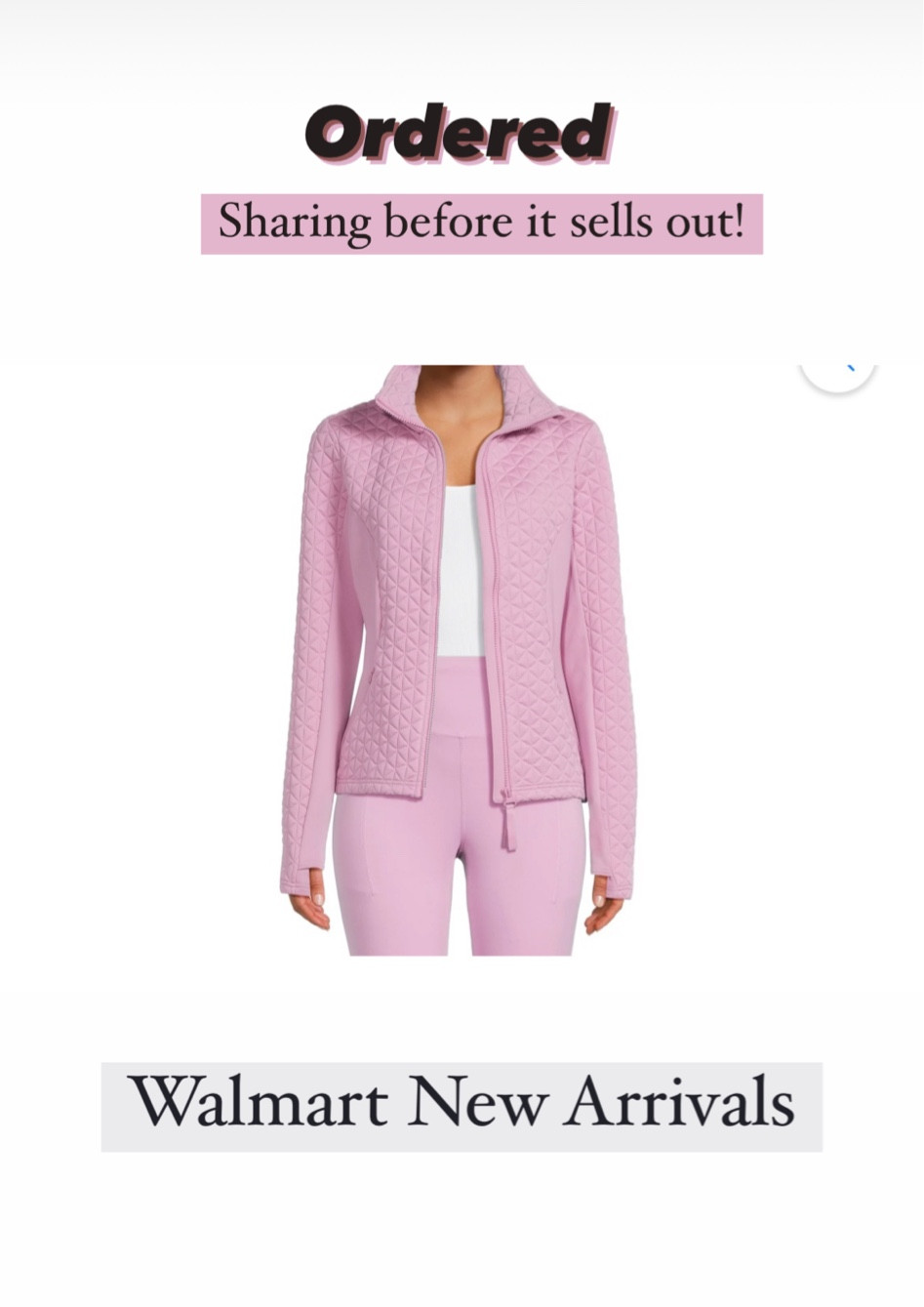 Quilted jacket, athleisure, Walmart new arrivals, Walmart fashion finds, Walmart style

#LTKfitness #LTKtravel #LTKstyletip