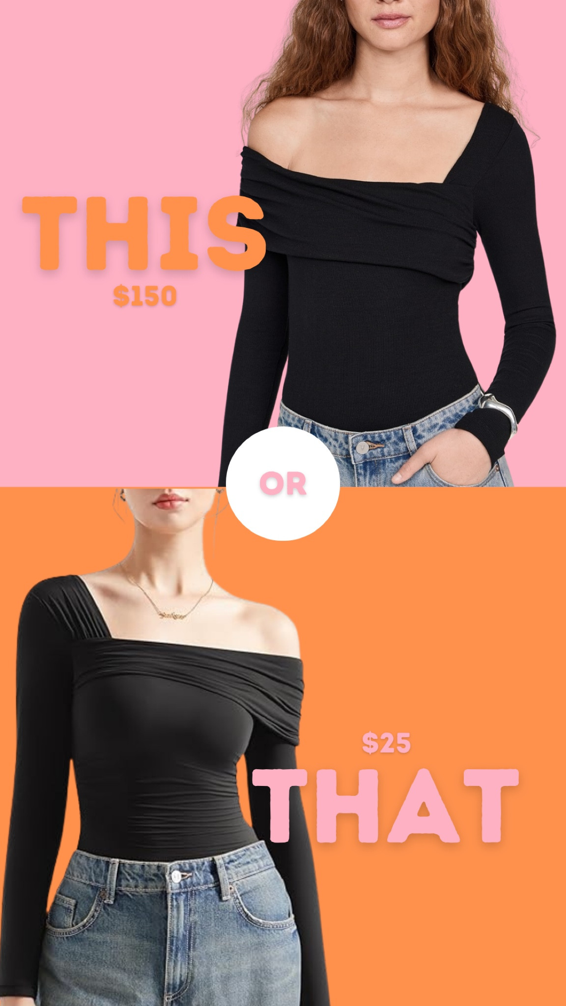 This or That off the shoulder top … 

#LTKSeasonal #LTKFindsUnder50 #LTKStyleTip