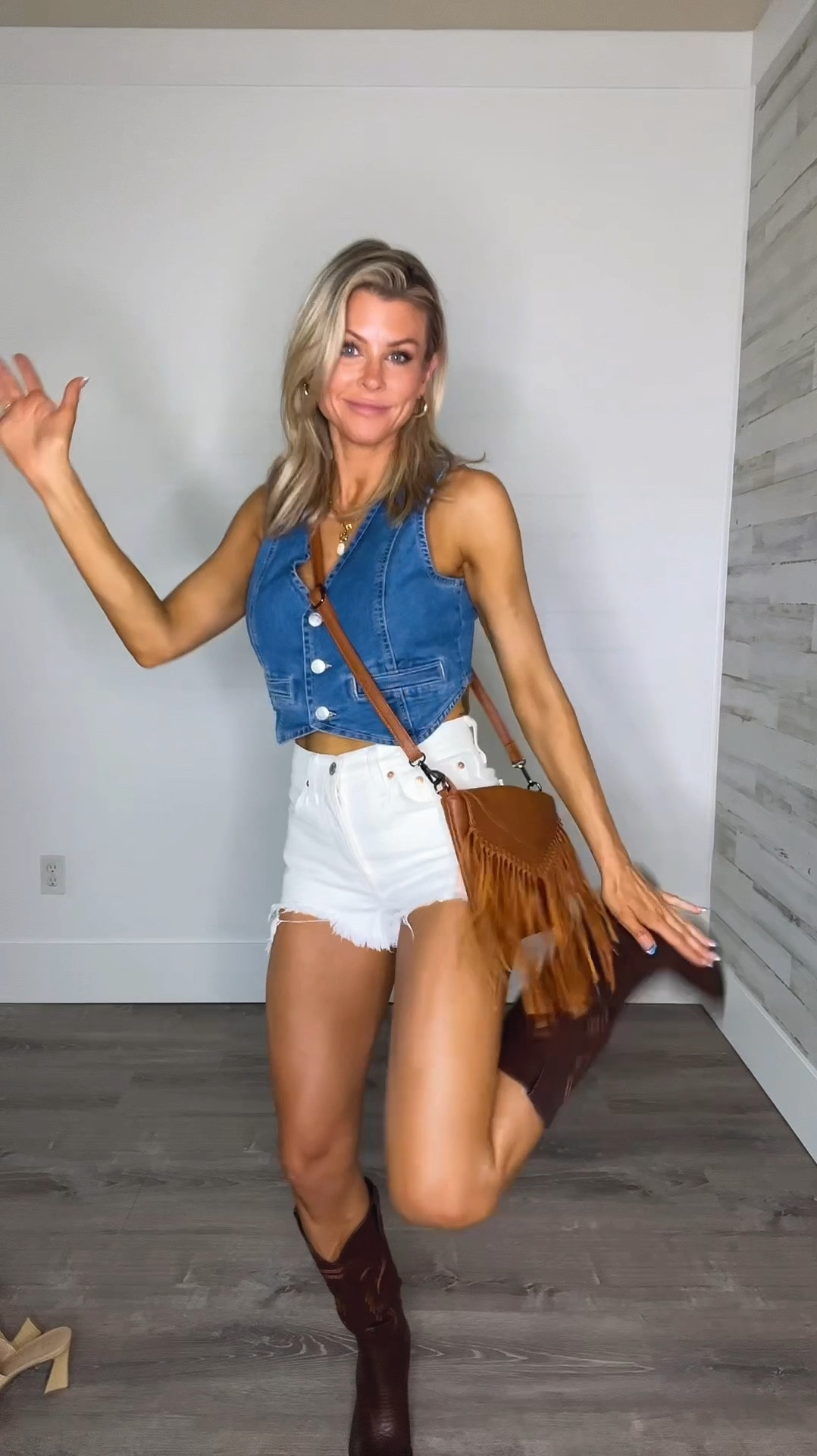 Denim Vest. Country Concert Inspo

Wearing size small in vest.

#LTKstyletip #LTKSeasonal