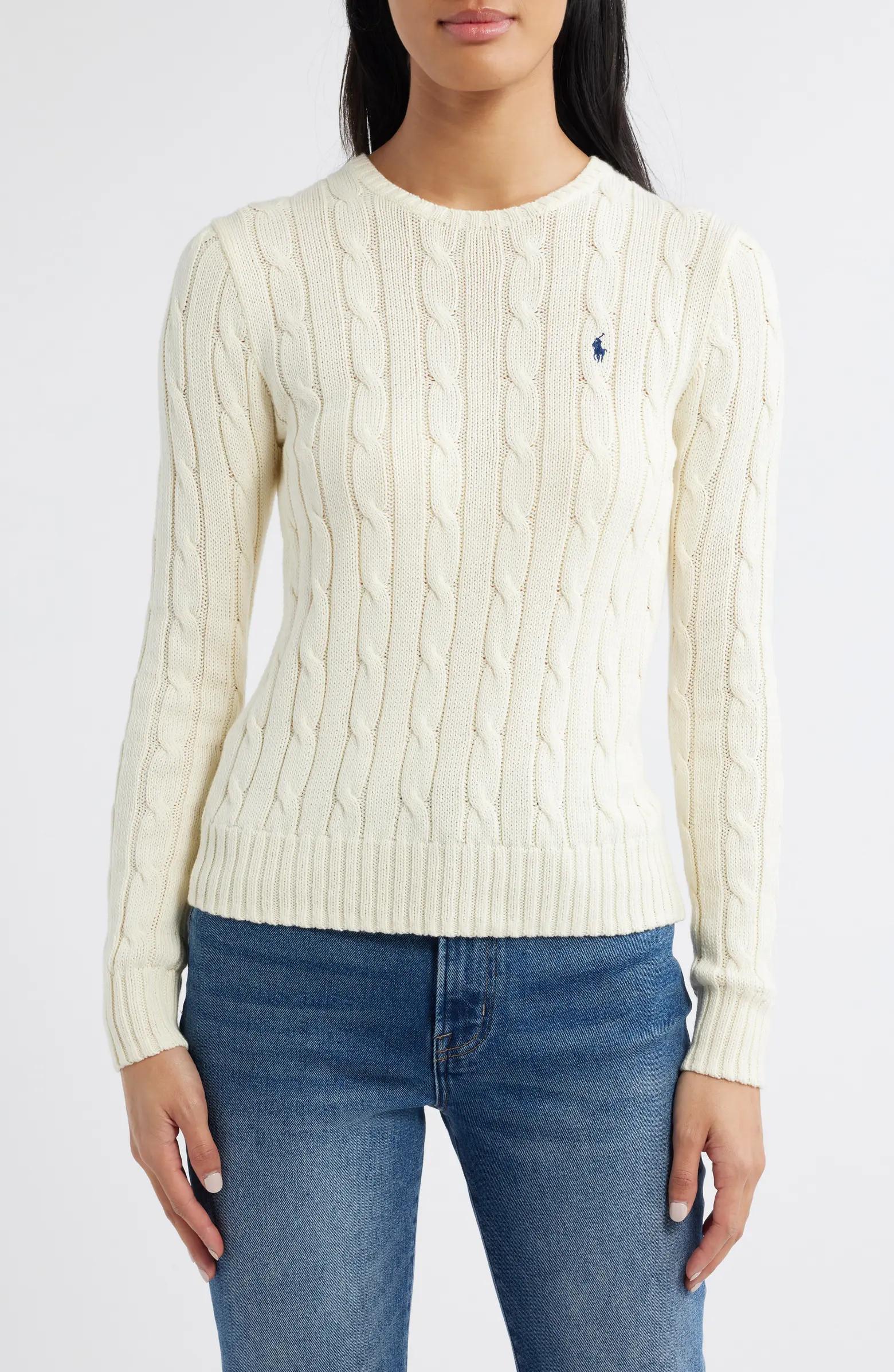 Julianna Cotton Cable Sweater | Nordstrom