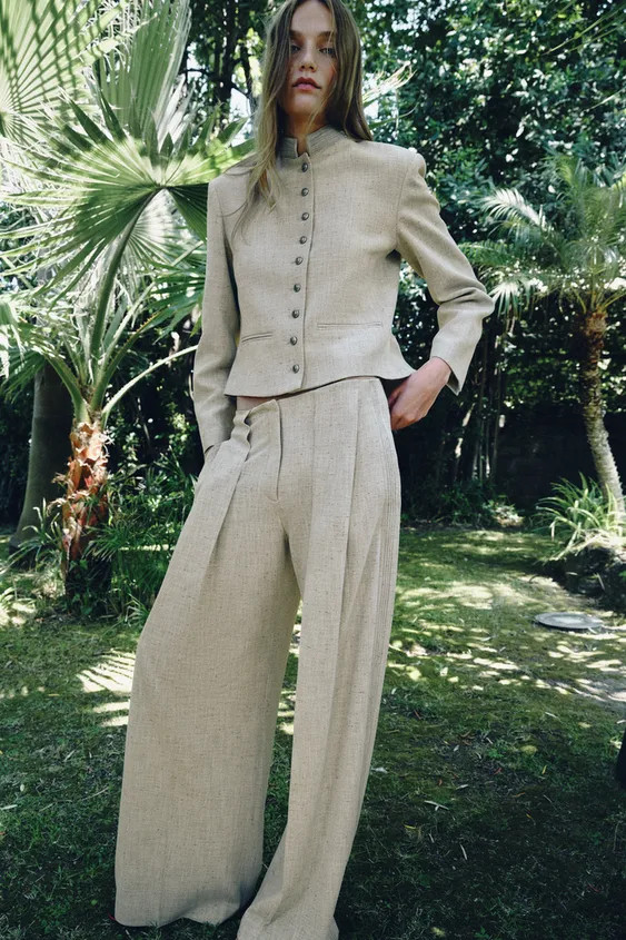 PLEATED BLAZER ZW COLLECTION | Zara US