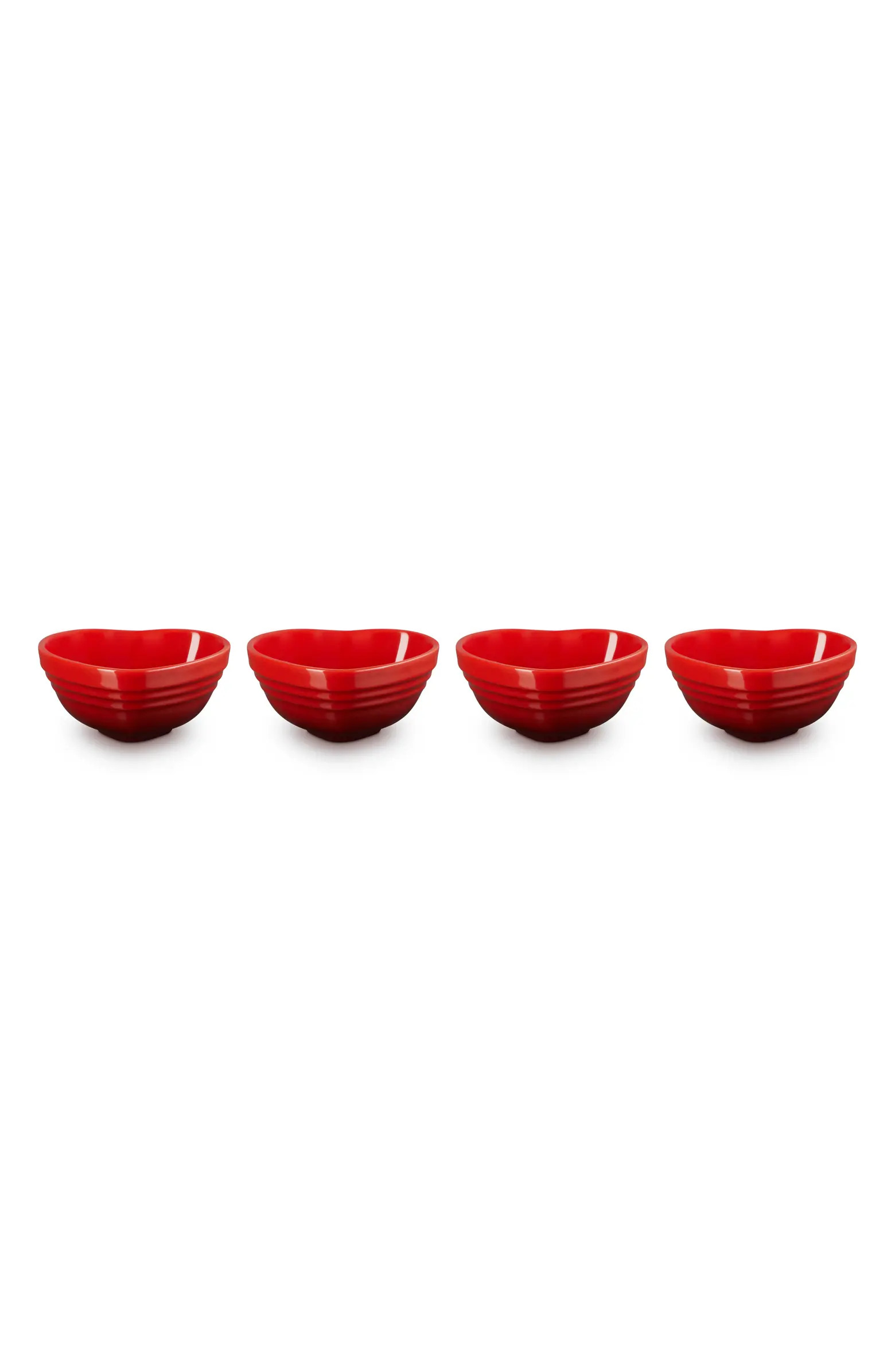 Set of 4 Stoneware Mini Heart Pinch Bowls | Nordstrom