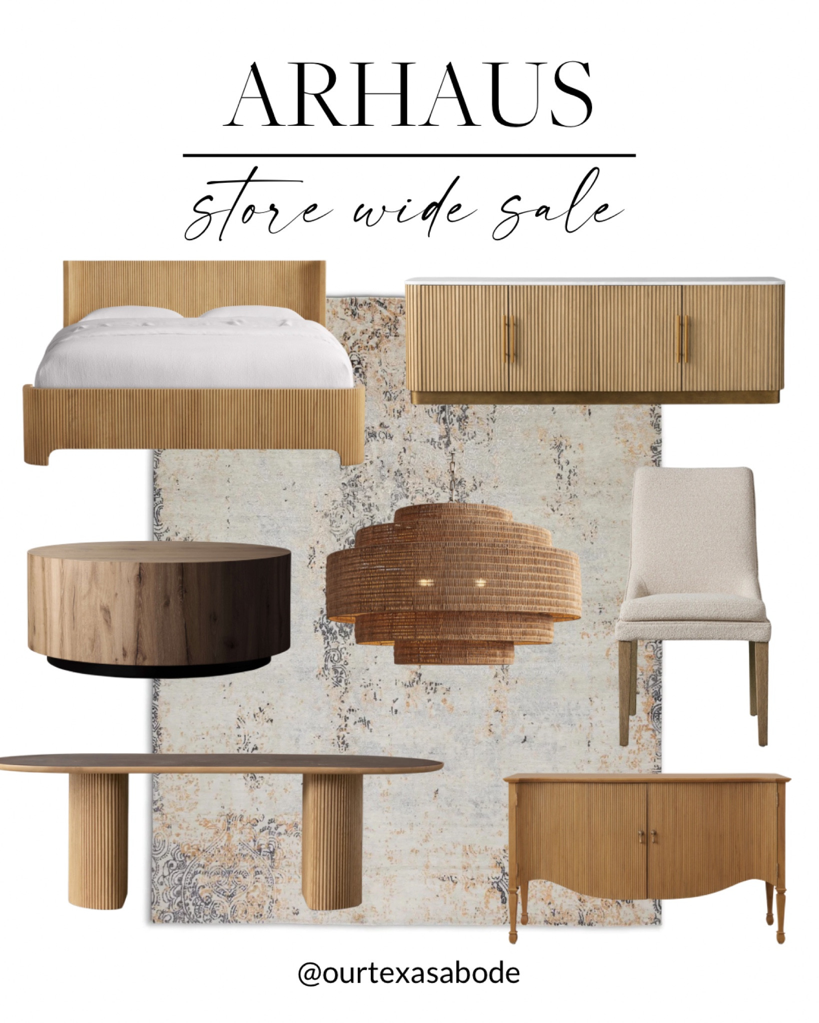 Arhaus storewide style 🙌🏻🙌🏻

Coffee table, queen bed, buffet, sideboard, chandelier, modern decor, coastal design, transitional style, dining table, console table, dining chair 

#LTKStyleTip #LTKHome