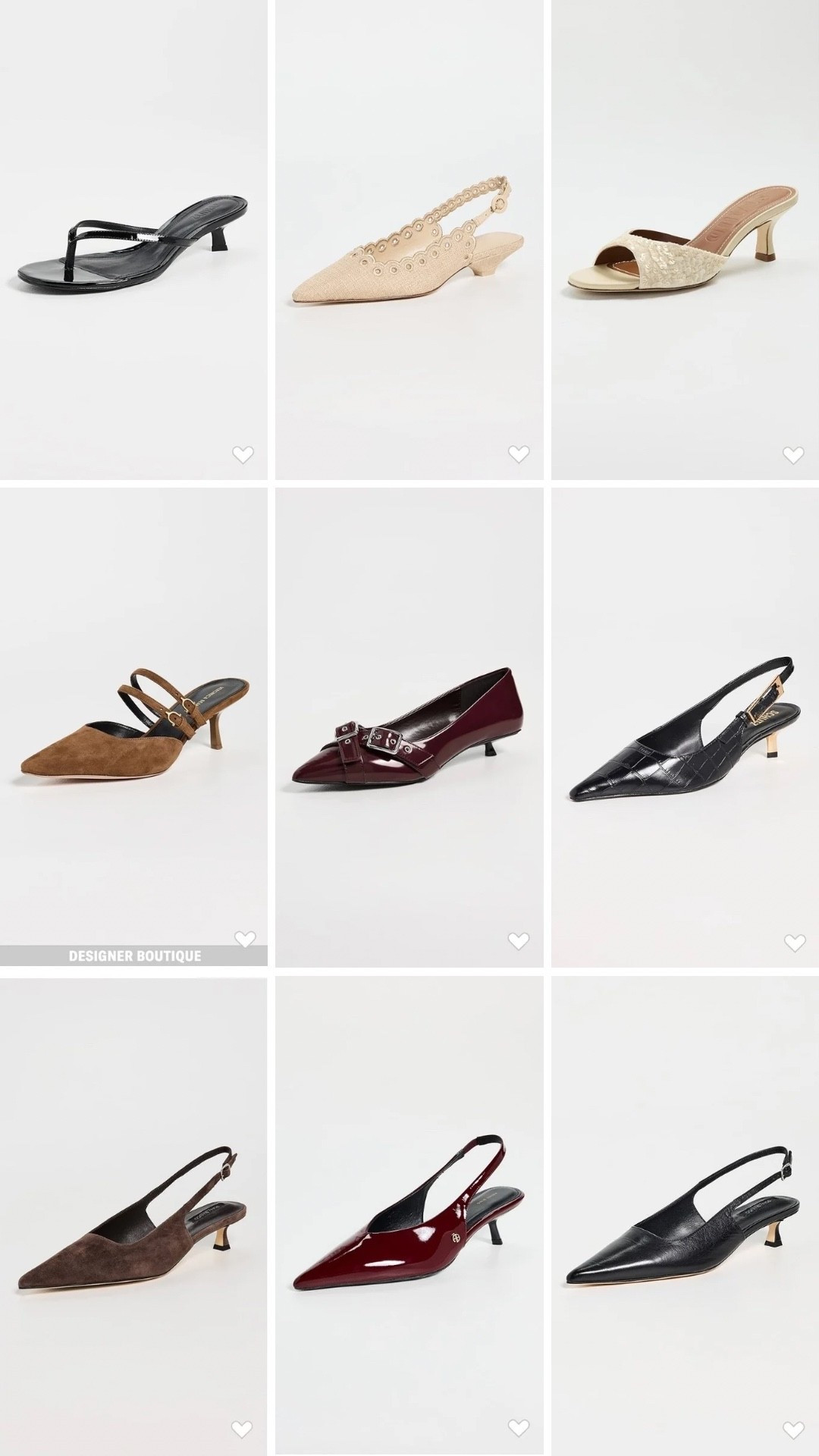  New fall kitten heels at Shopbop👠