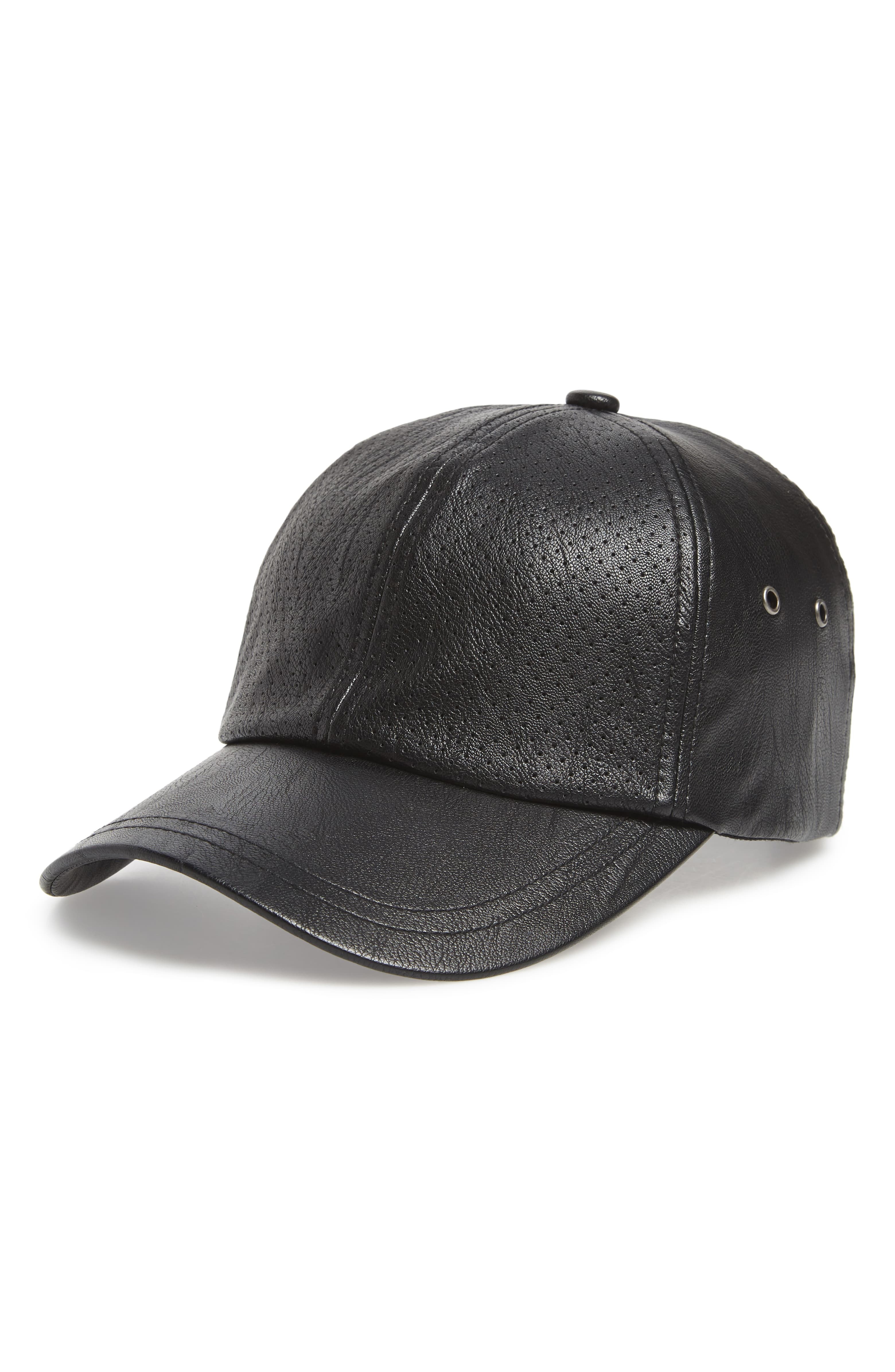 Faux Leather Baseball Cap | Nordstrom