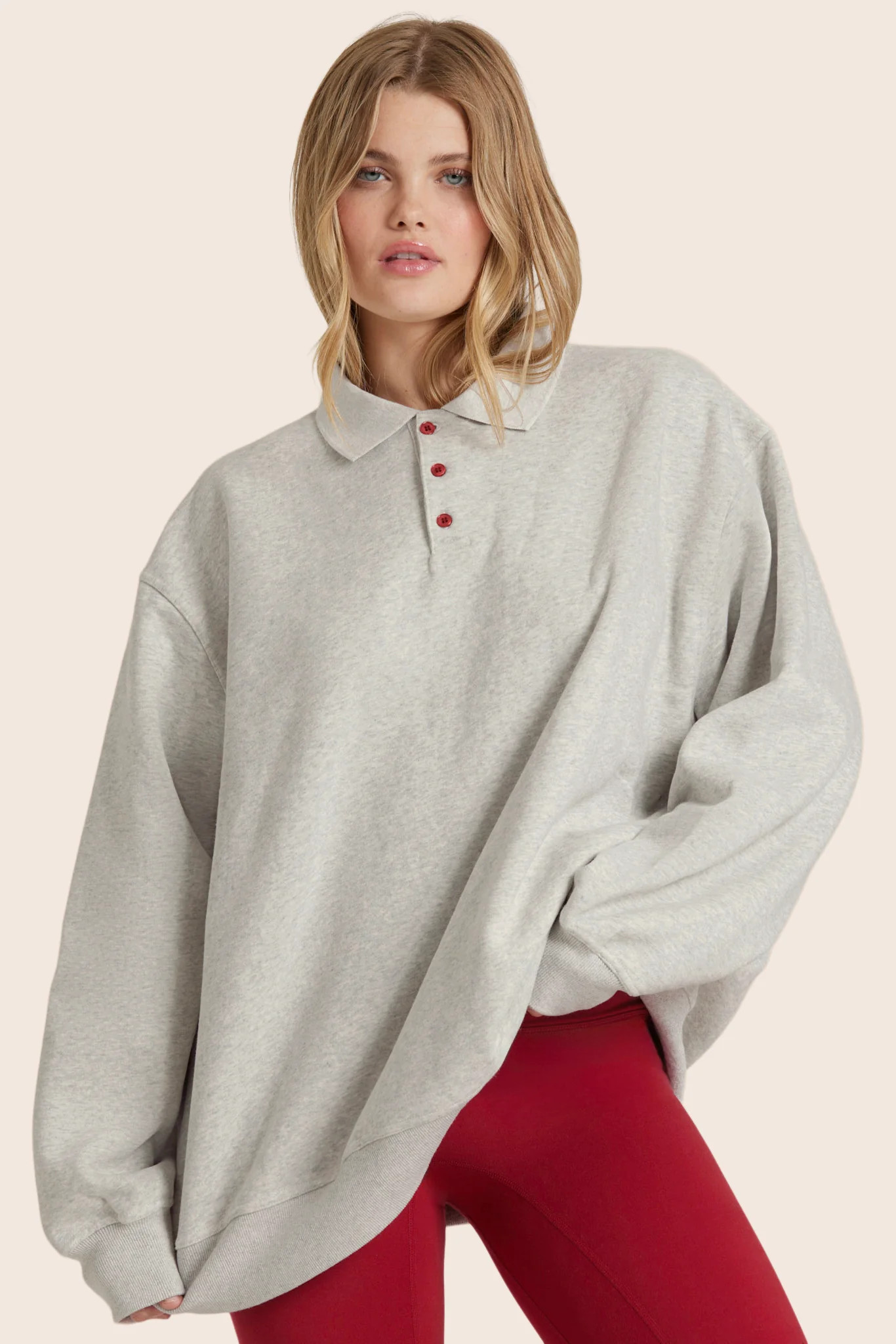 SET X PARKE SWEAT RUGBY - PARKE HEATHER GREY | SET Active