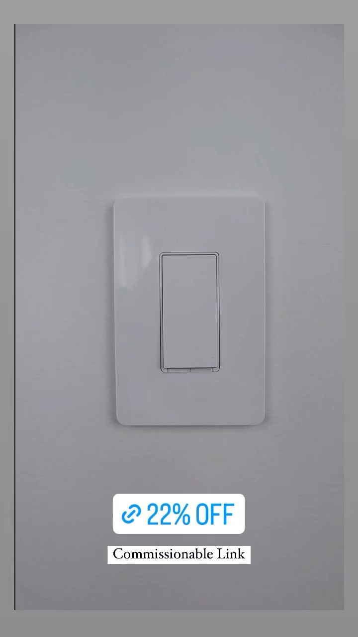 Price Drop Alert 🚨 This smart light switch is 22% off. It is voice controlled, works with Amazon Alexa or Google assistant, and you can control it from anywhere!

#LTKhome #LTKsalealert #LTKunder50