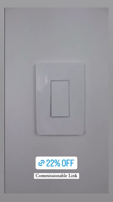 Price Drop Alert 🚨 This smart light switch is 22% off. It is voice controlled, works with Amazon Alexa or Google assistant, and you can control it from anywhere!

#LTKhome #LTKsalealert #LTKunder50