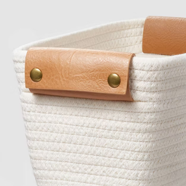 Small Oval Decorative Coiled Rope Basket - Brightroom™ | Target